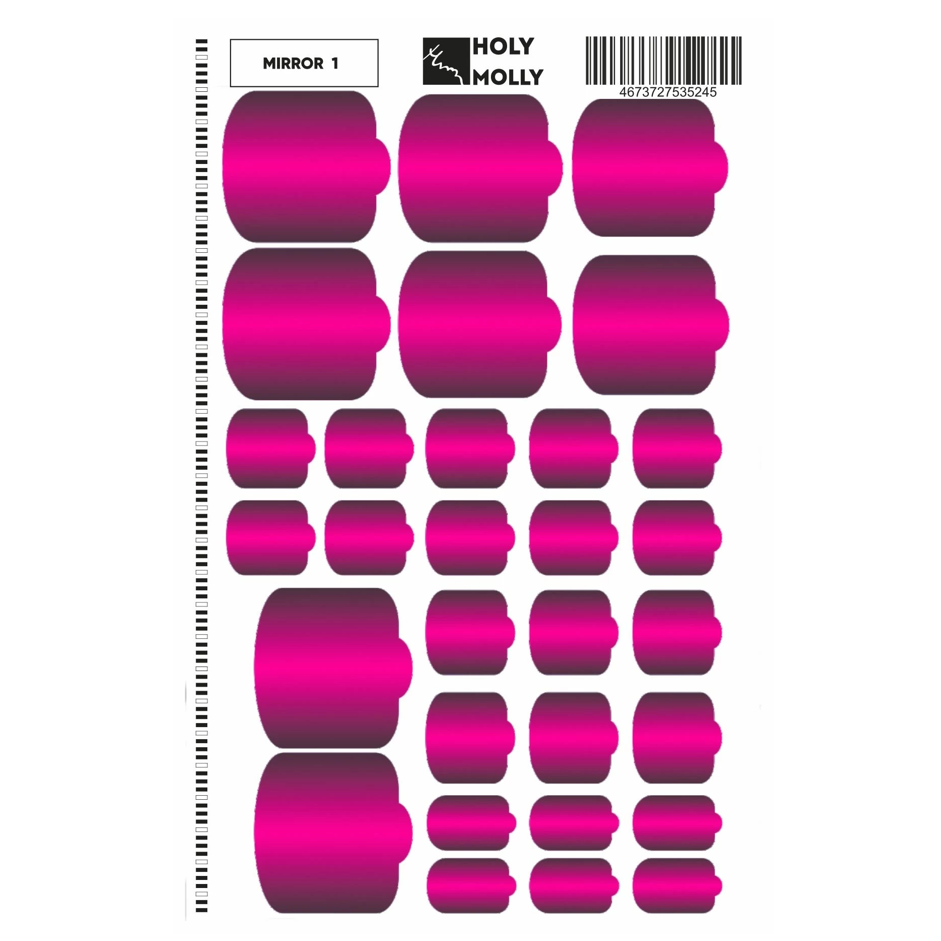 PEDICURE FILM MIRROR #1- HOLY MOLLY-0