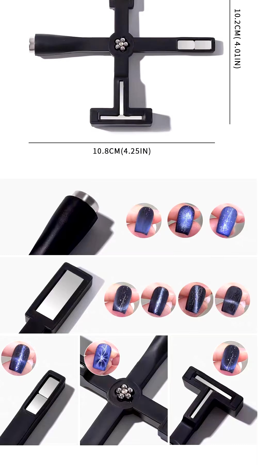 25 PCS NAIL ART CAT EYE DESING MAGNET SET #01-1