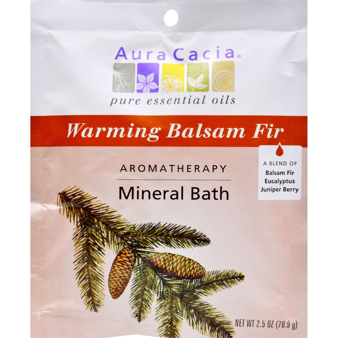 Aura Cacia Soothing Heat Mineral Bath (6x2.5 Oz)-0
