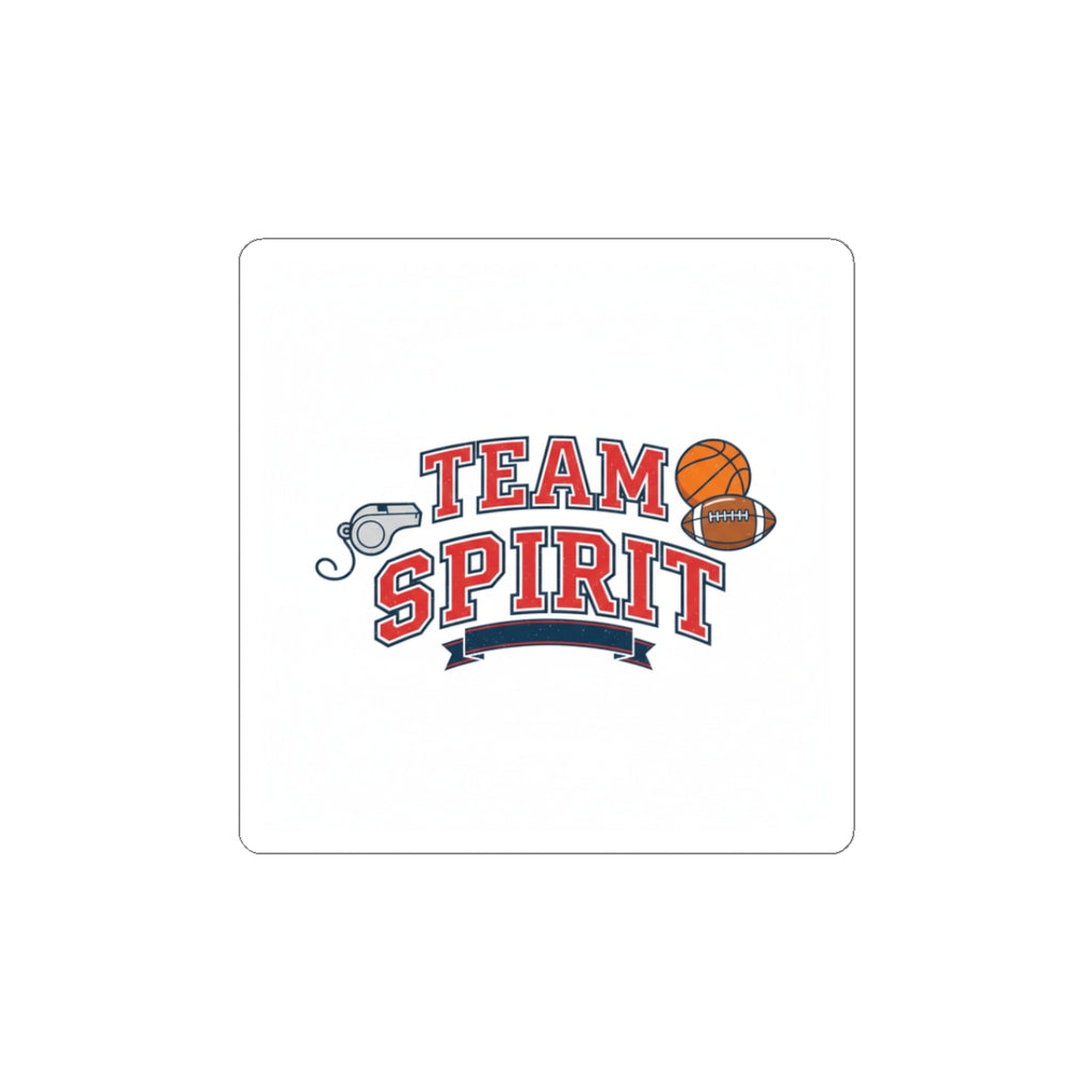 Team Spirit Sticker | Varsity Collegiate Athletic Block Font
