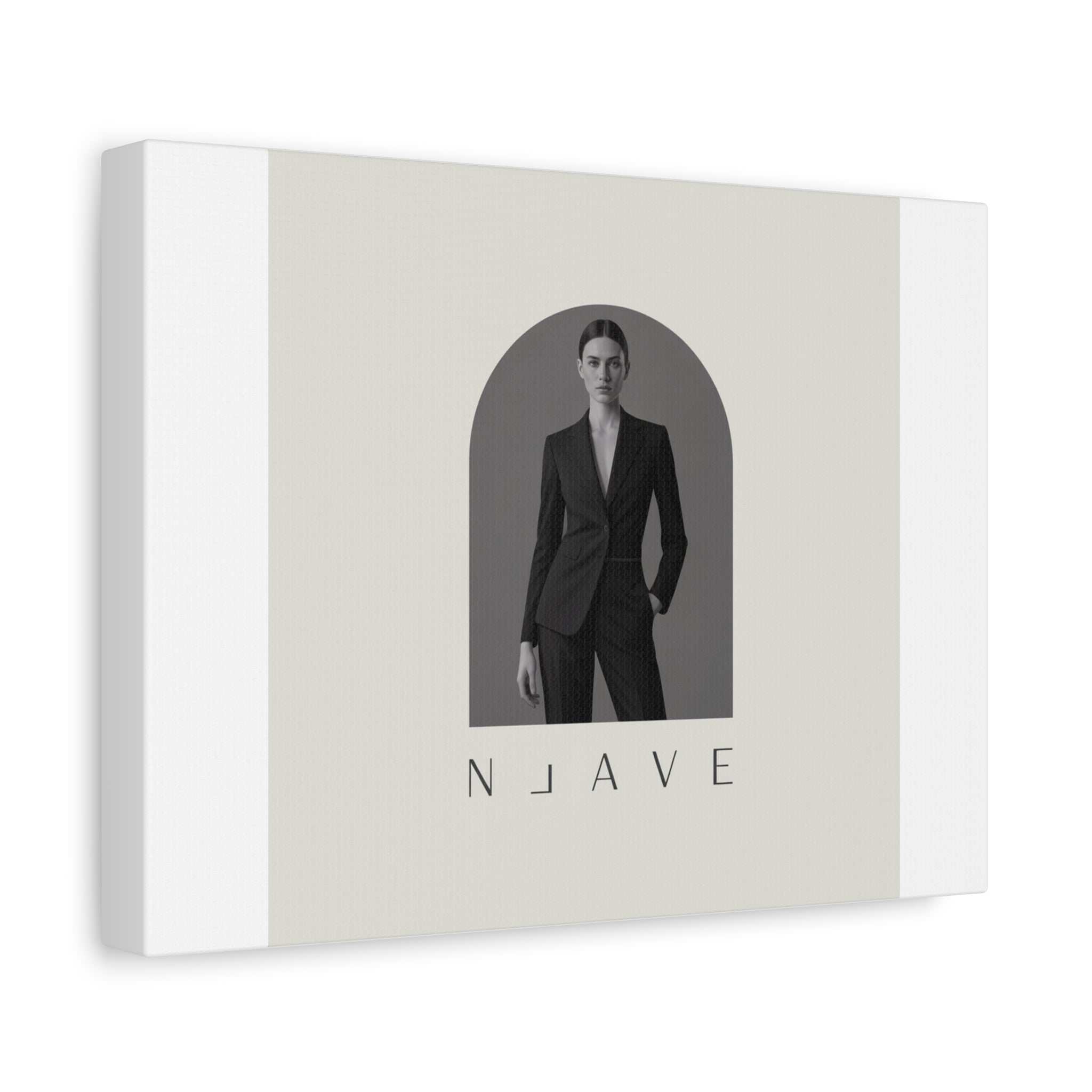 Monochrome Minimal Fashion Print, Canvas