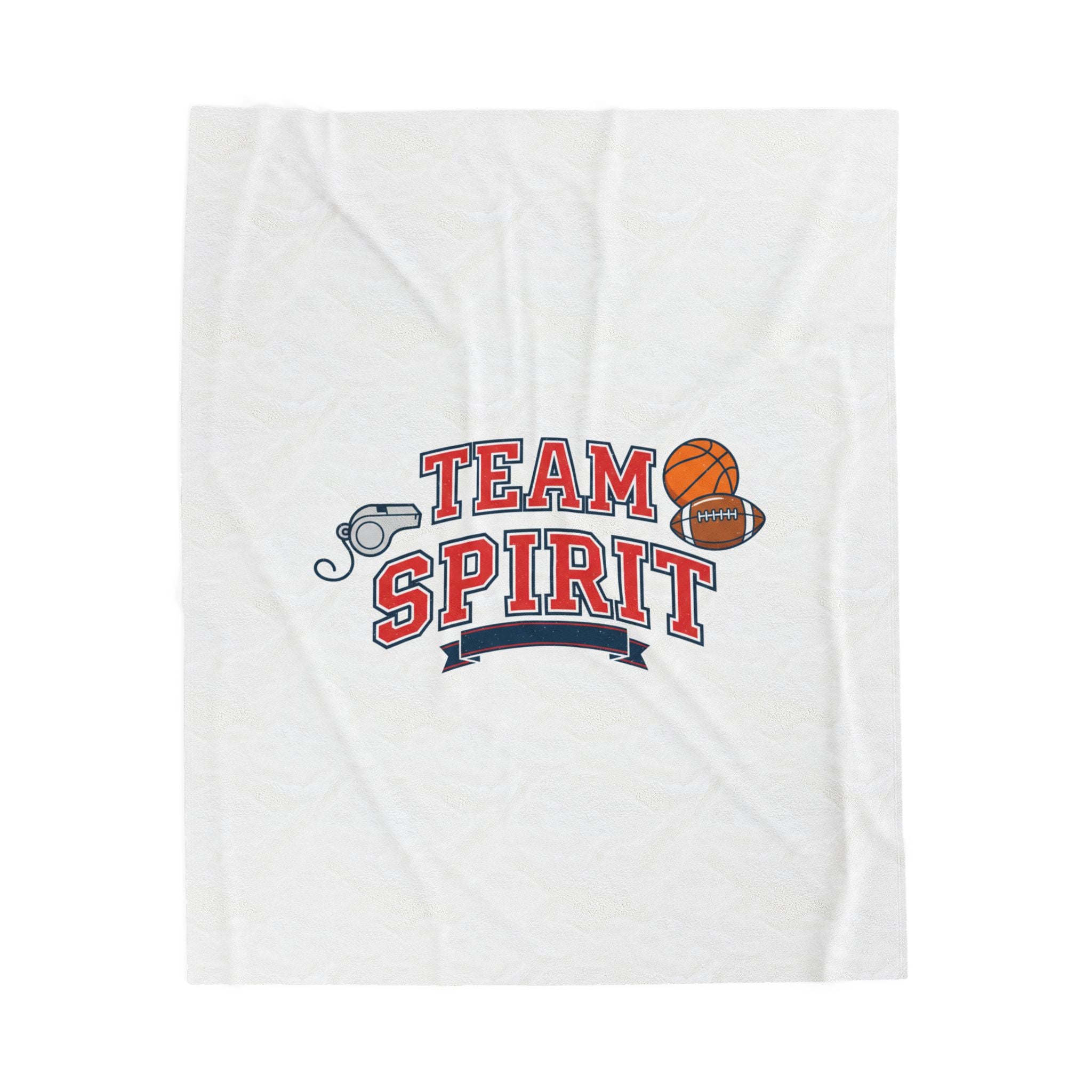 Team Spirit Varsity Blanket | Collegiate Athletic Block Letter Campus Style