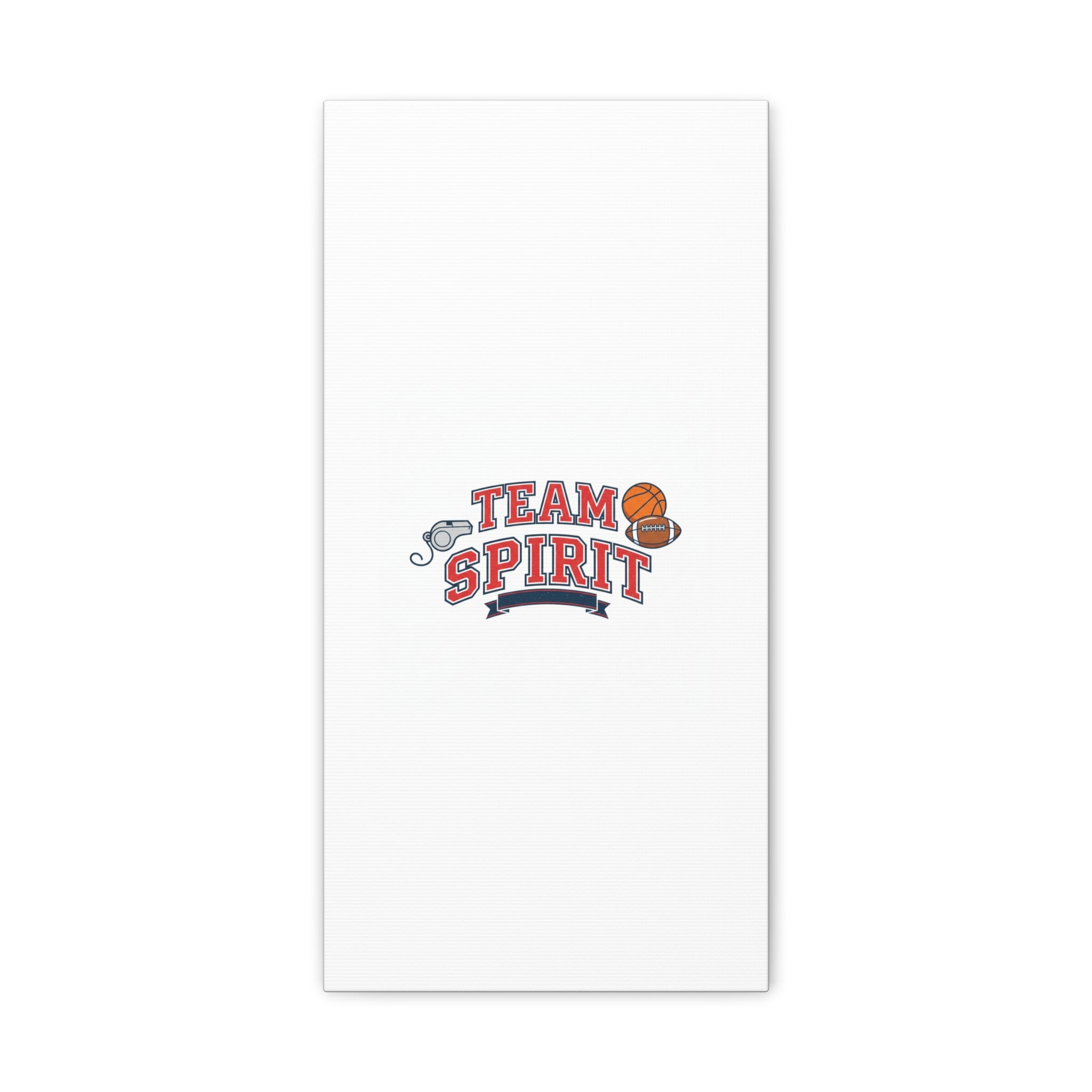 Team Spirit varsity crest Canvas