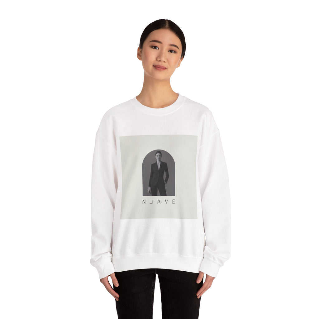 Minimal Tonal Graphic Sweatshirt | monochrome outfit, tonal loungewear