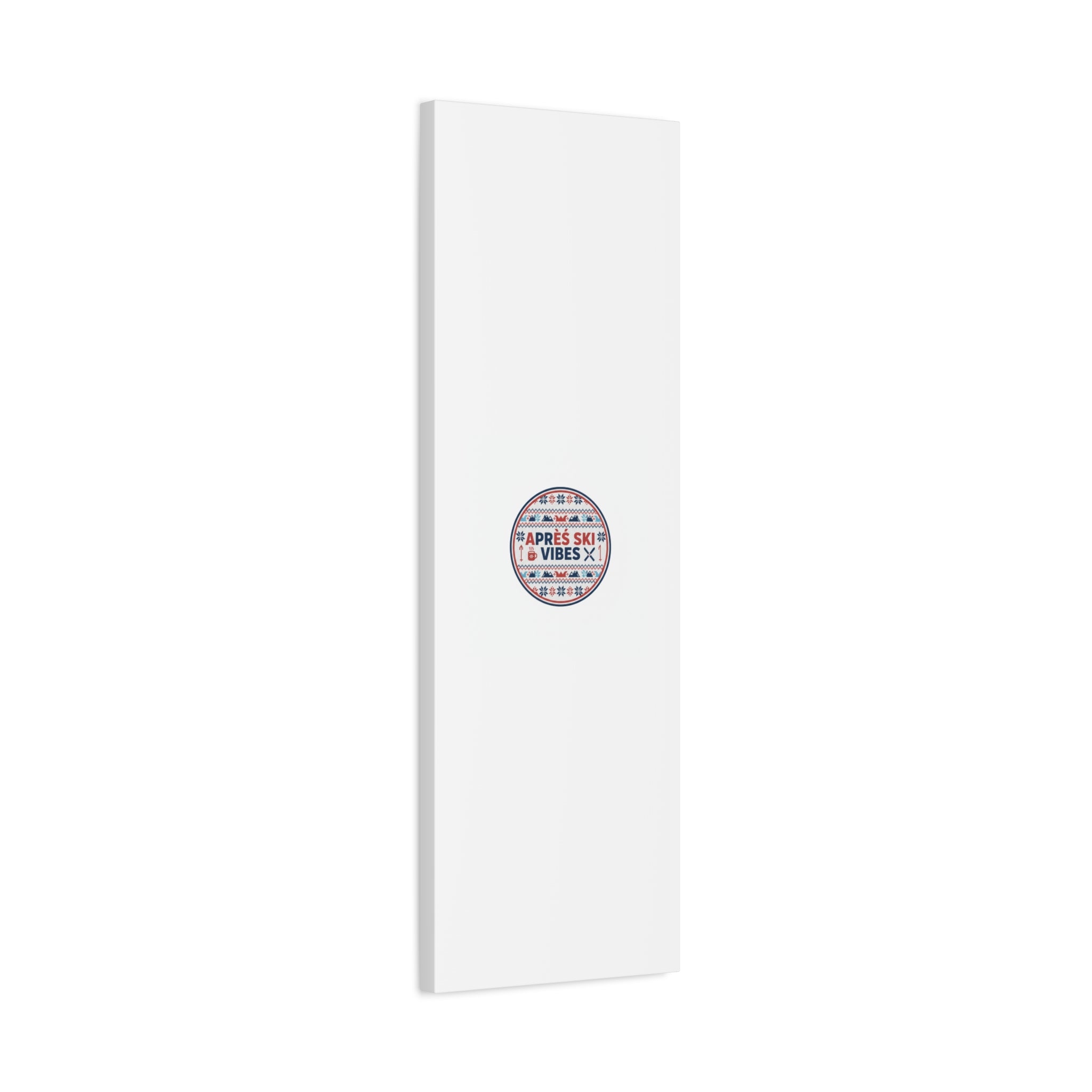Après Ski Vibes Canvas, Fair Isle Ski Lodge Wall Art | Mountain Chalet Decor