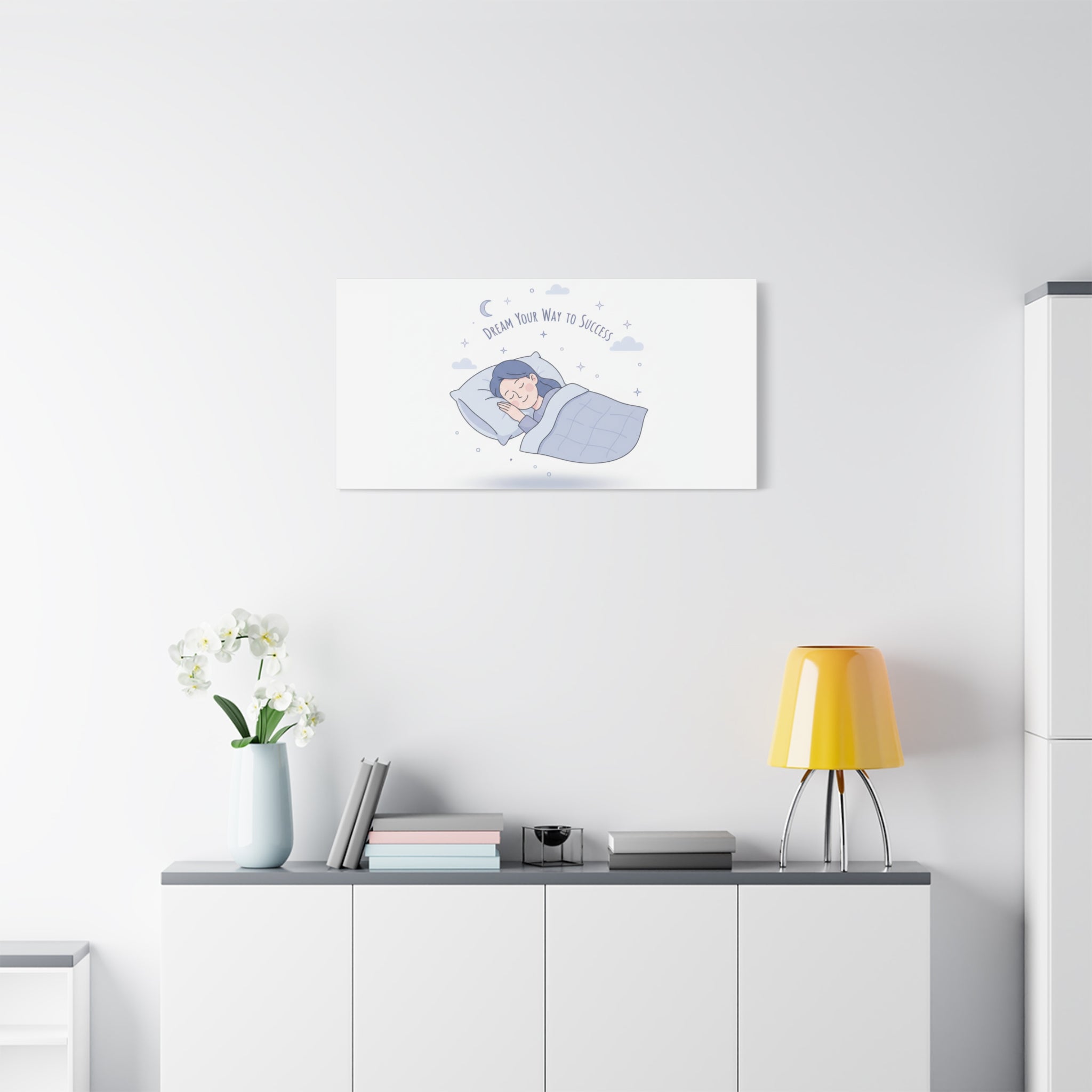 Dream Your Way to Success Canvas | Sleepmaxxing, Rest Is Productive