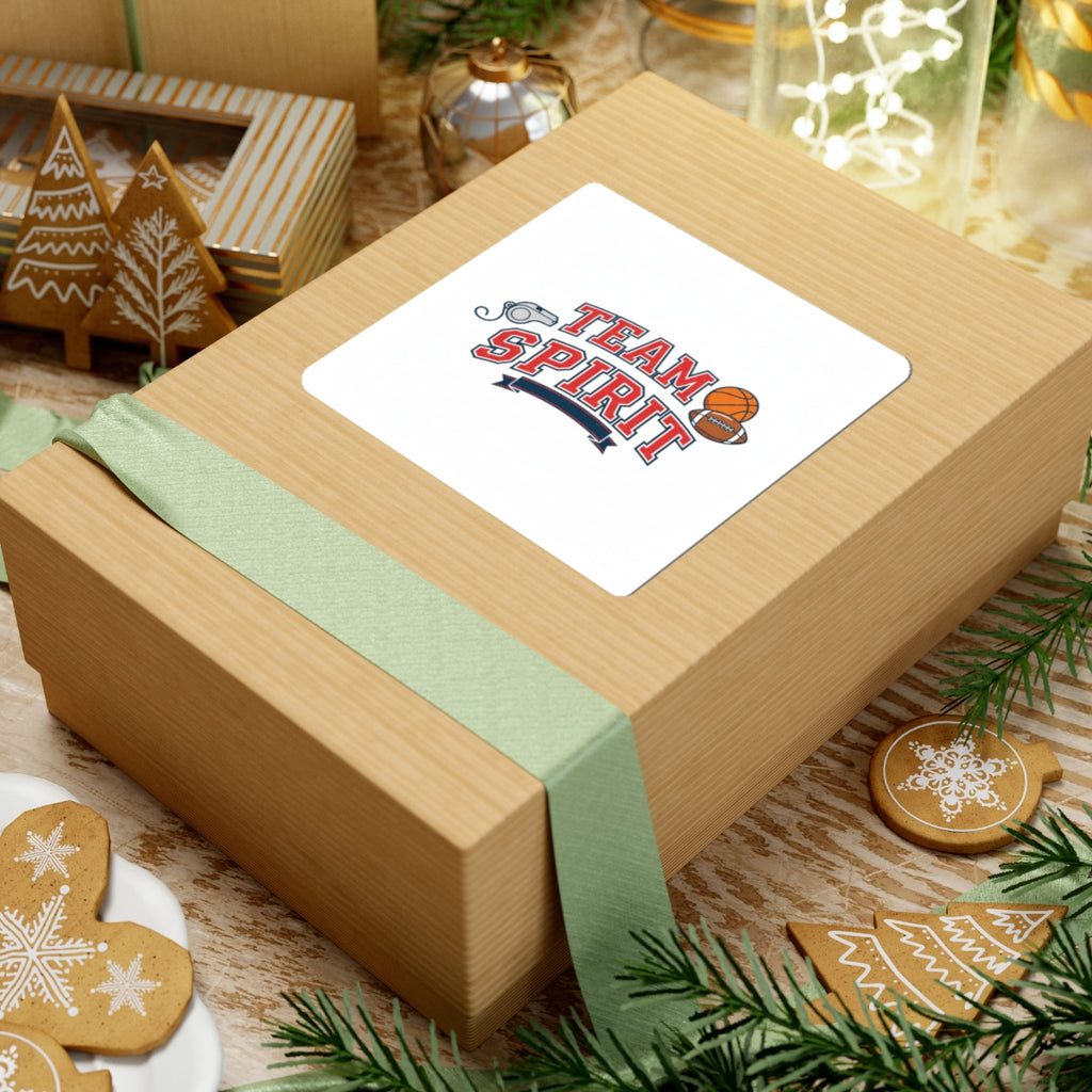 Team Spirit Sticker | Varsity Collegiate Athletic Block Font