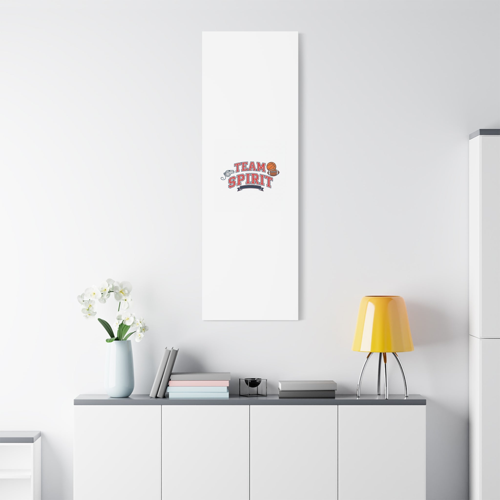 Team Spirit varsity crest Canvas