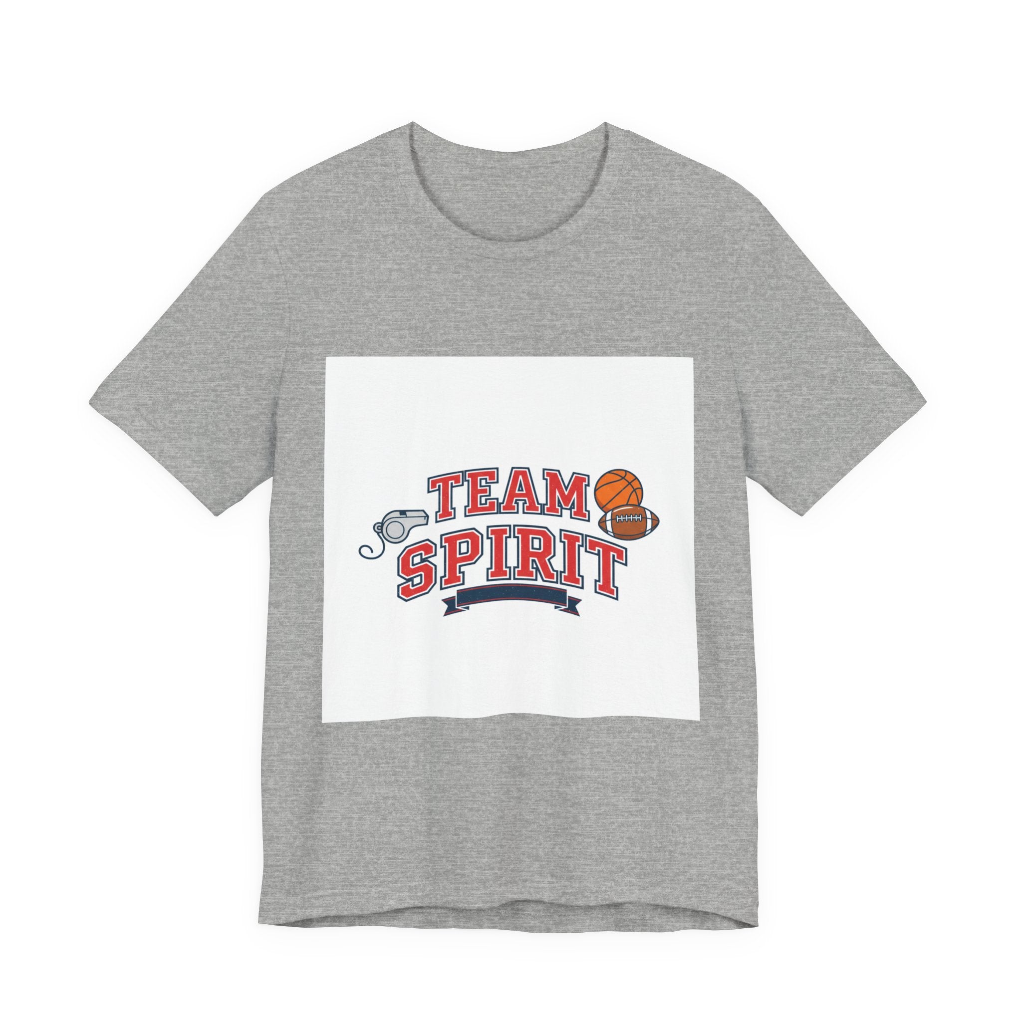Team Spirit Varsity Letter Tee | collegiate athletic block font
