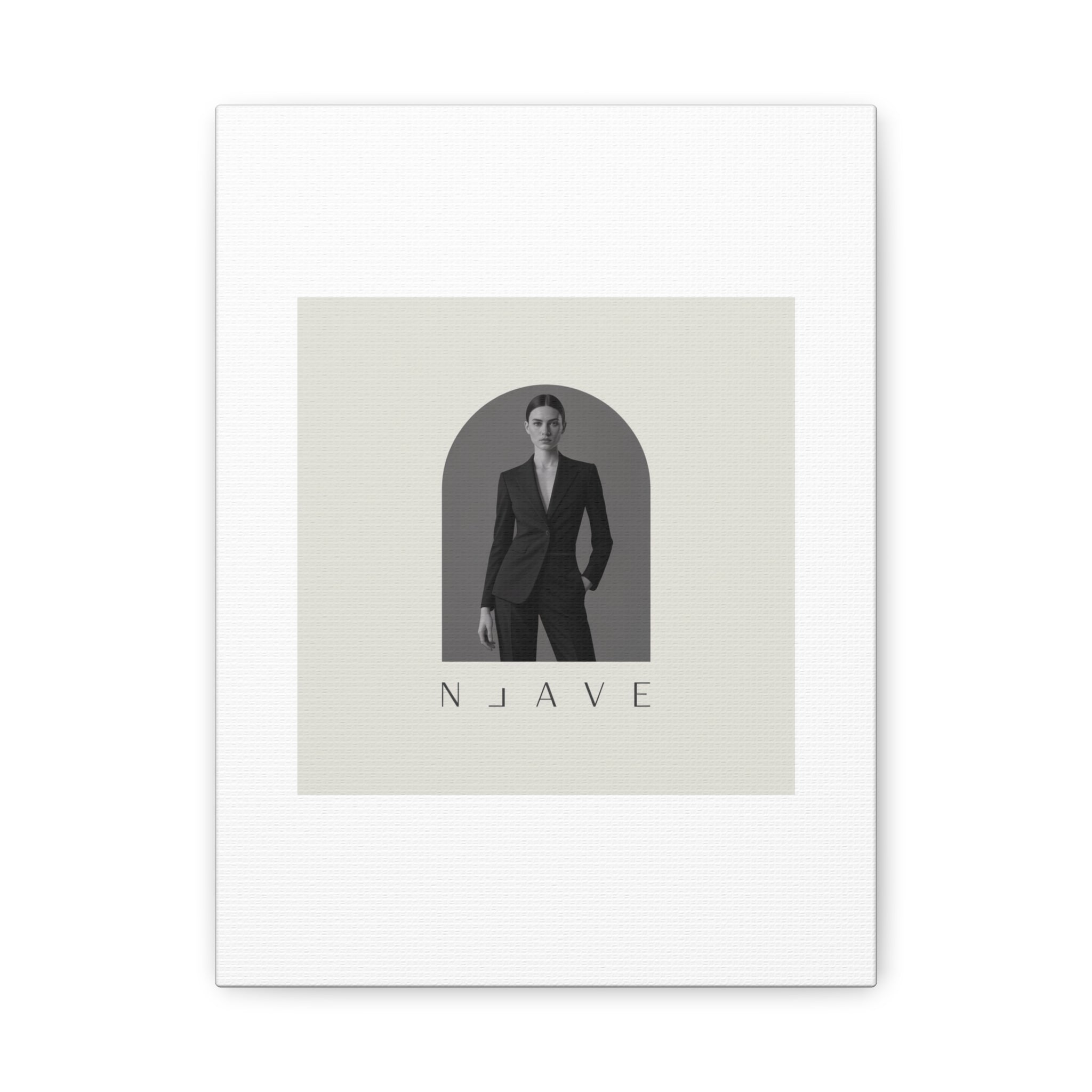 Monochrome Minimal Fashion Print, Canvas