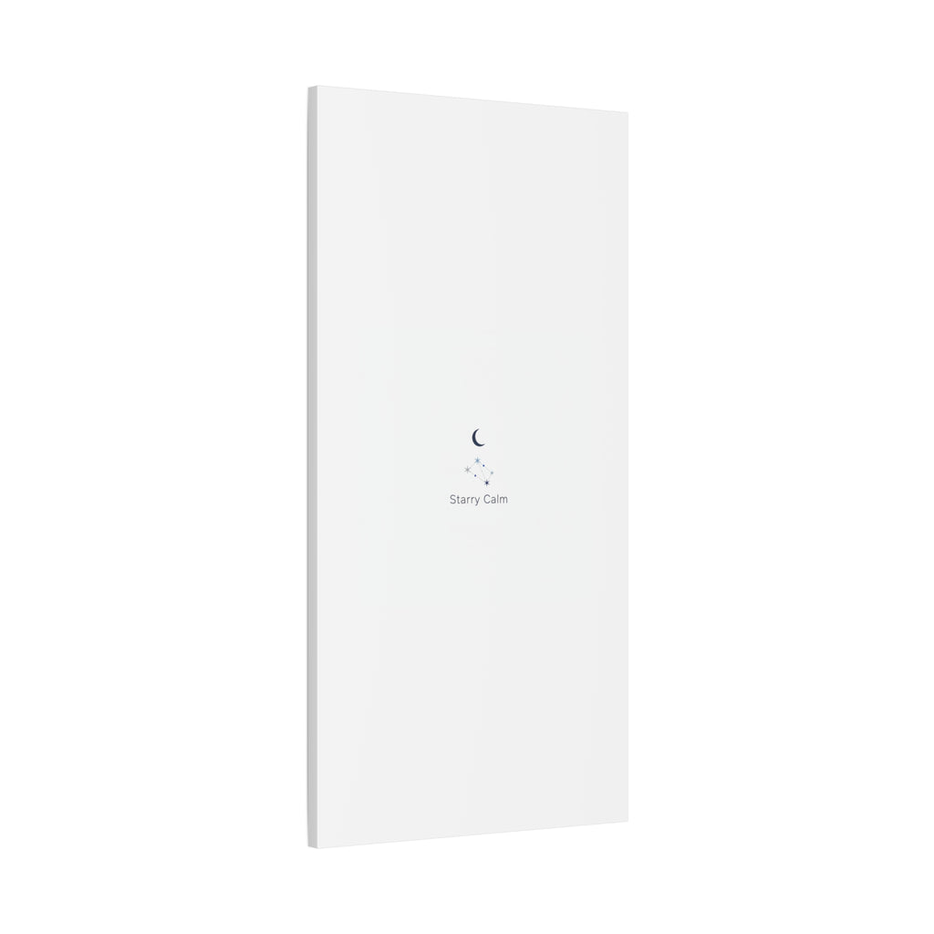 Starry Calm Moon & Constellation Canvas, minimal astrology art print