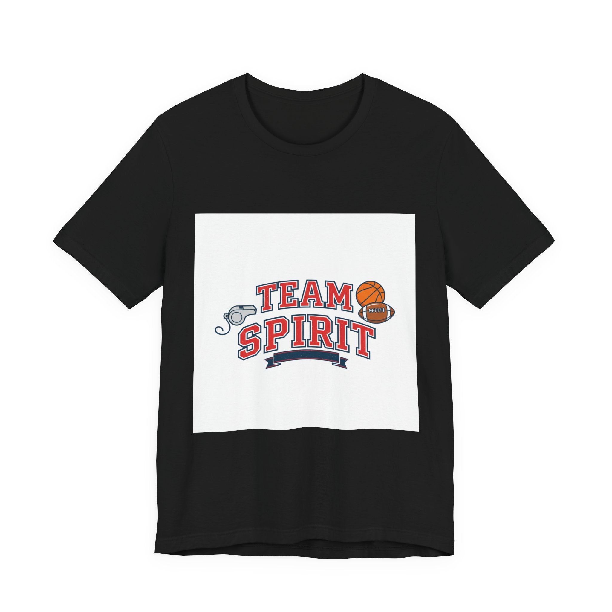 Team Spirit Varsity Letter Tee | collegiate athletic block font