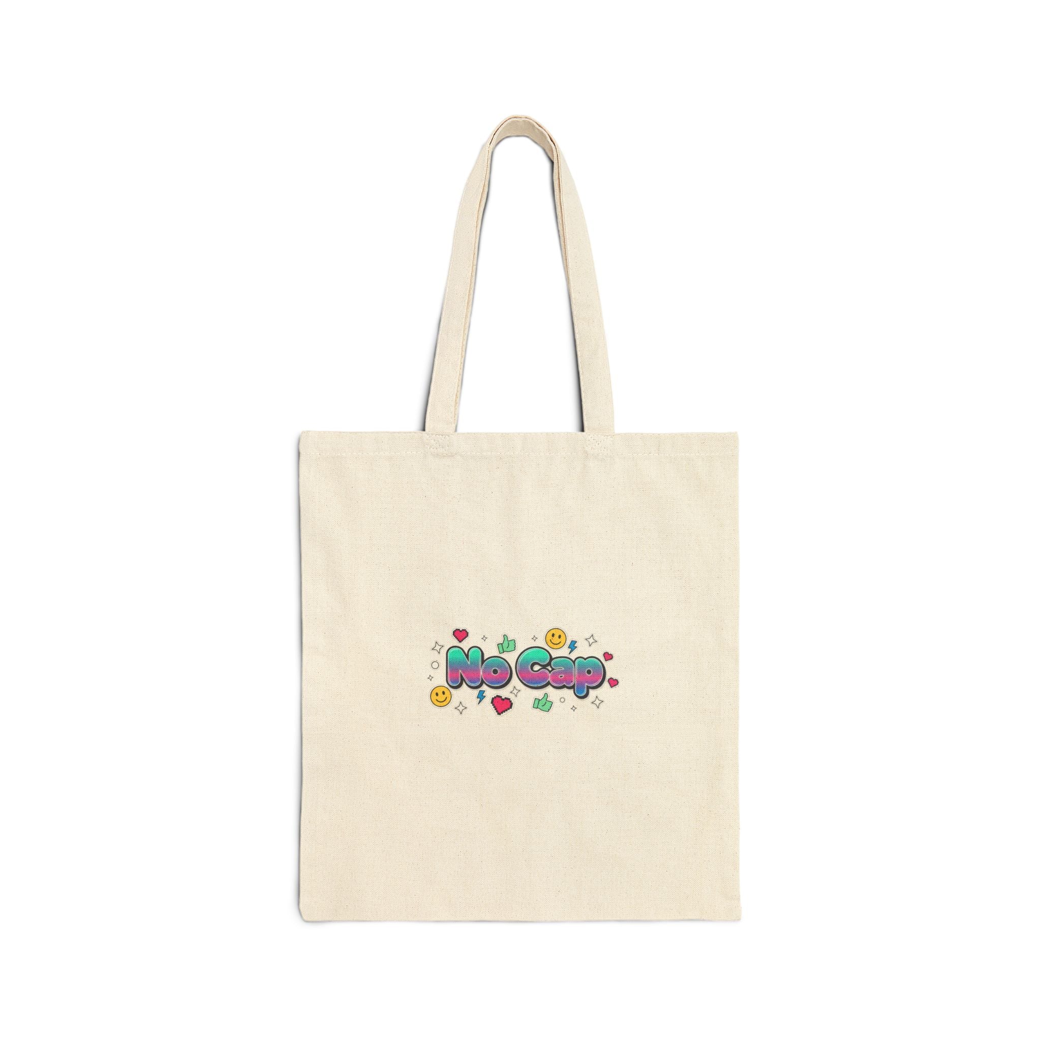 No Cap Tote | Gen-Z Slang, Internet Lingo, Bold Meme Typography