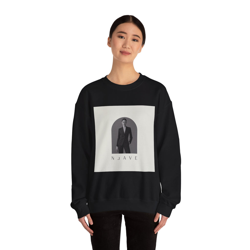 Minimal Tonal Graphic Sweatshirt | monochrome outfit, tonal loungewear