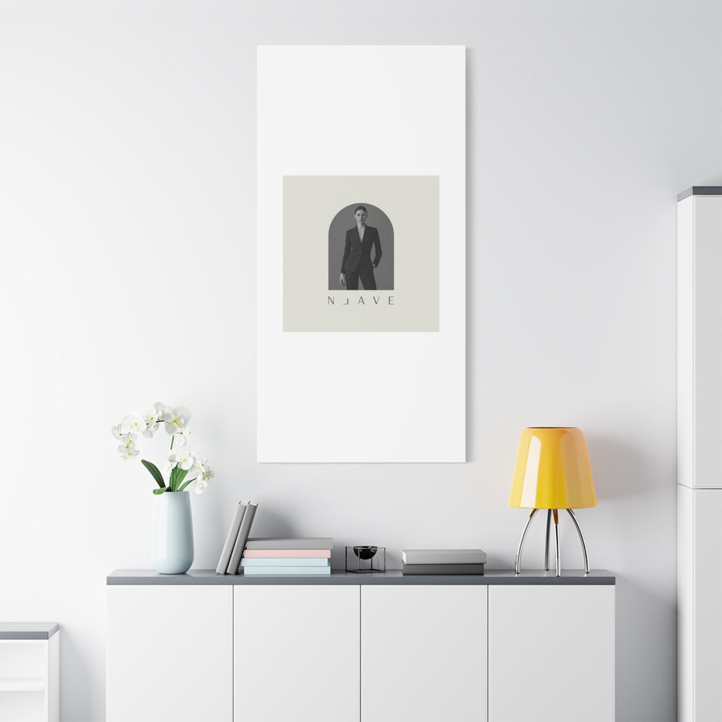 Monochrome Minimal Fashion Print, Canvas