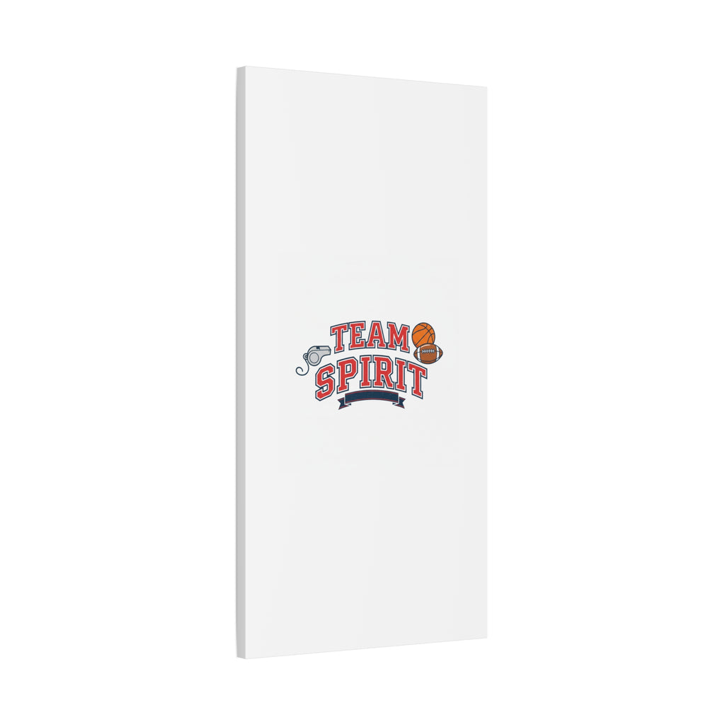 Team Spirit varsity crest Canvas
