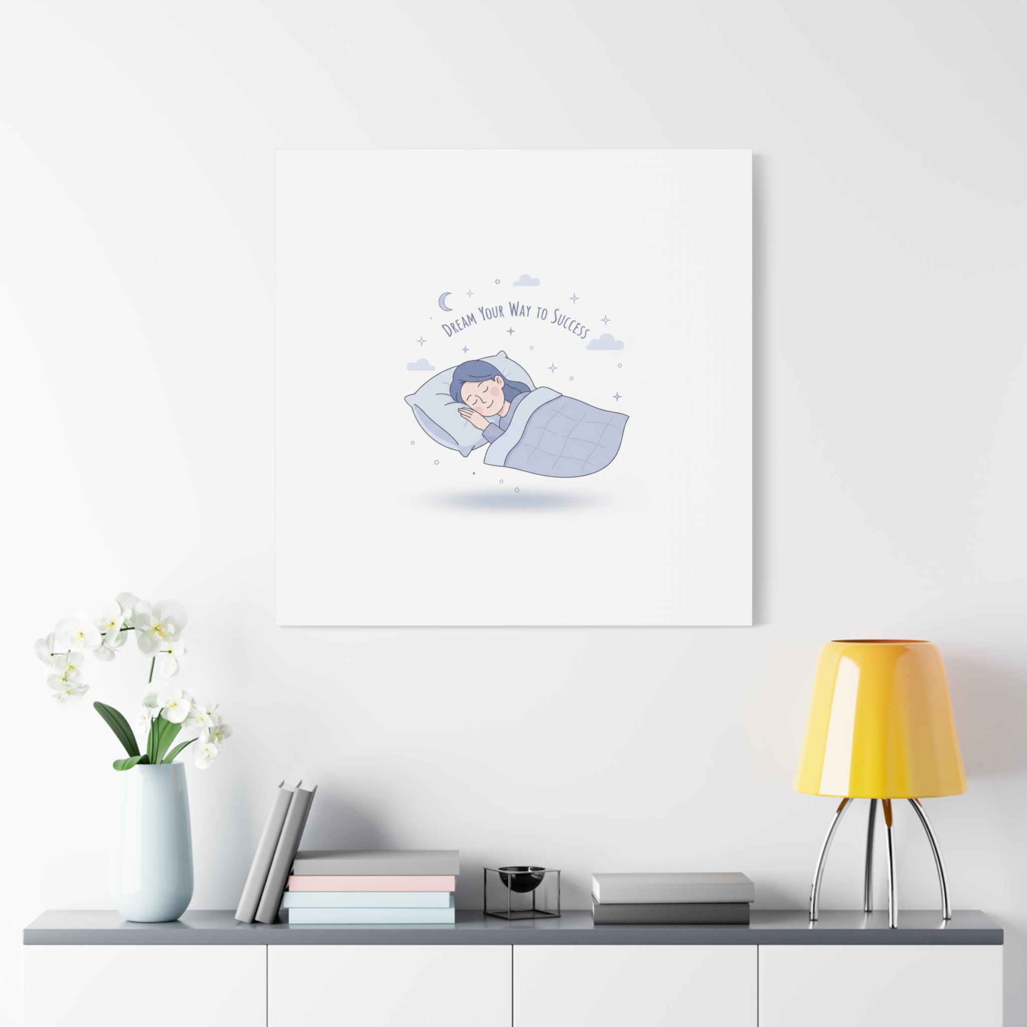 Dream Your Way to Success Canvas | Sleepmaxxing, Rest Is Productive