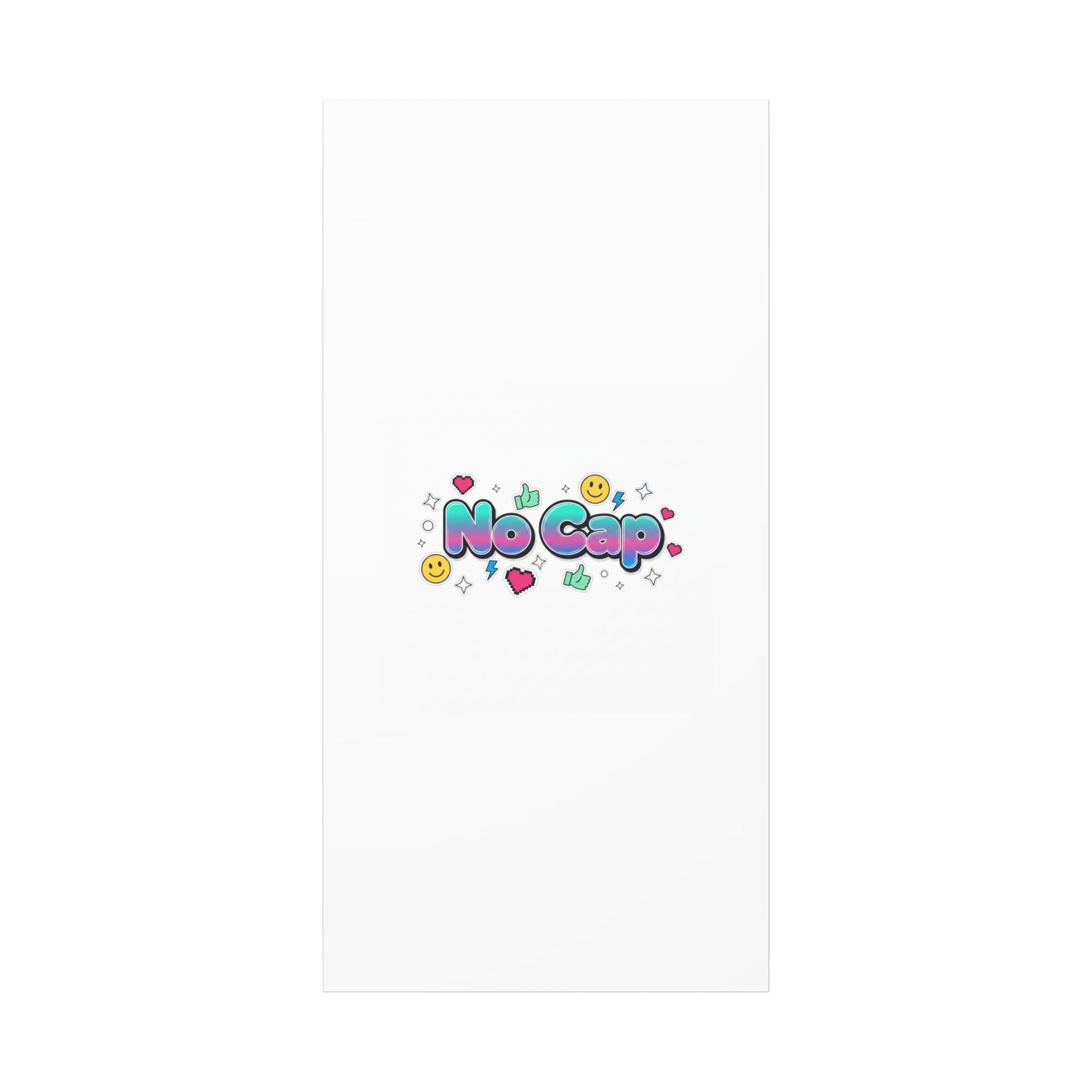 No Cap Canvas | Gen-Z Slang, Internet Lingo Wall Art