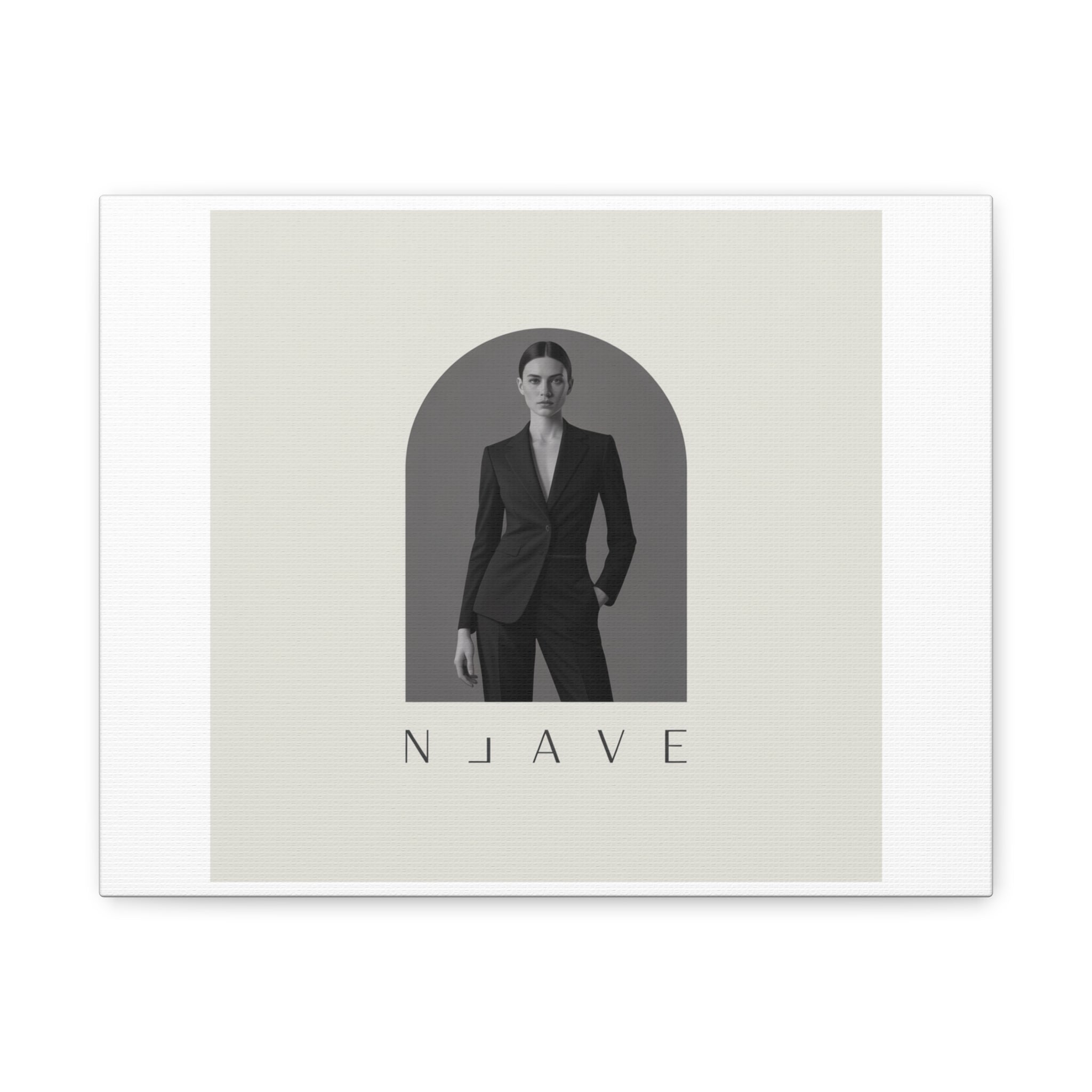 Monochrome Minimal Fashion Print, Canvas