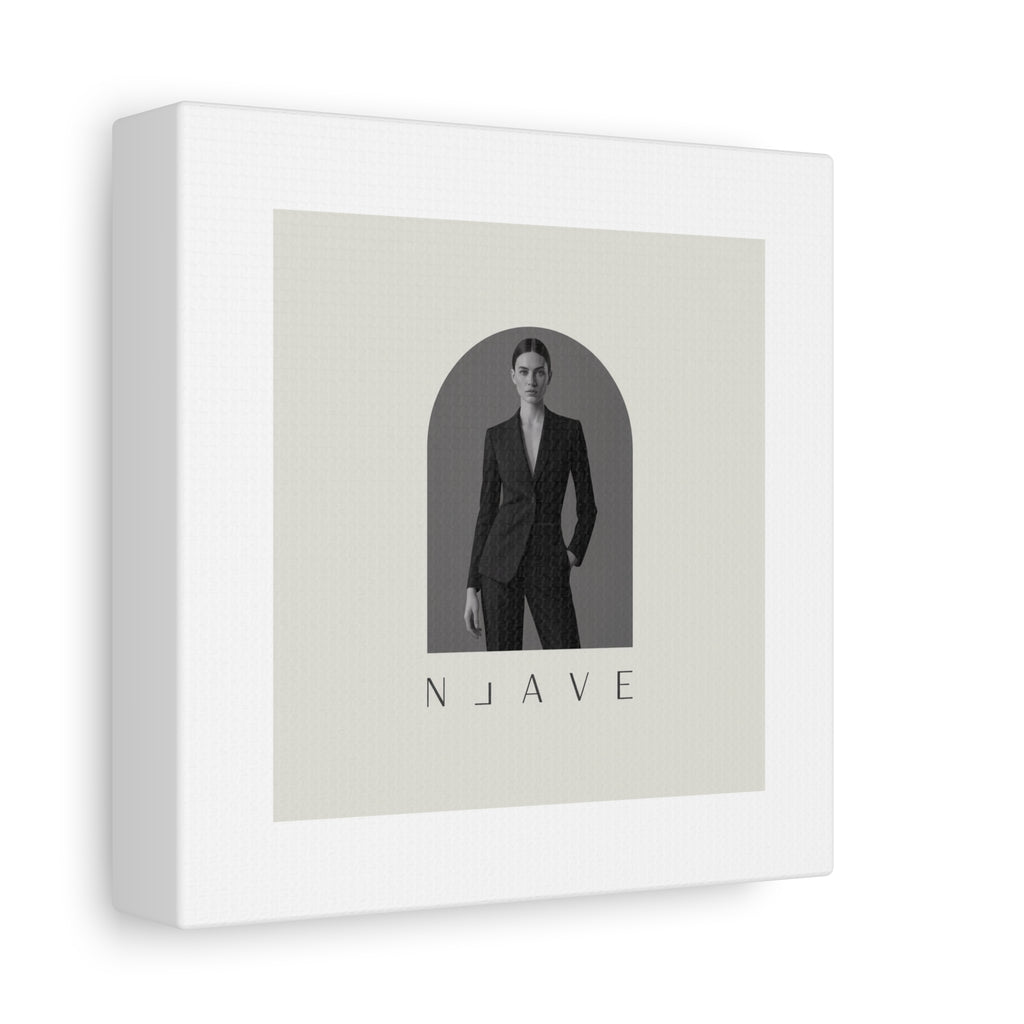 Monochrome Minimal Fashion Print, Canvas