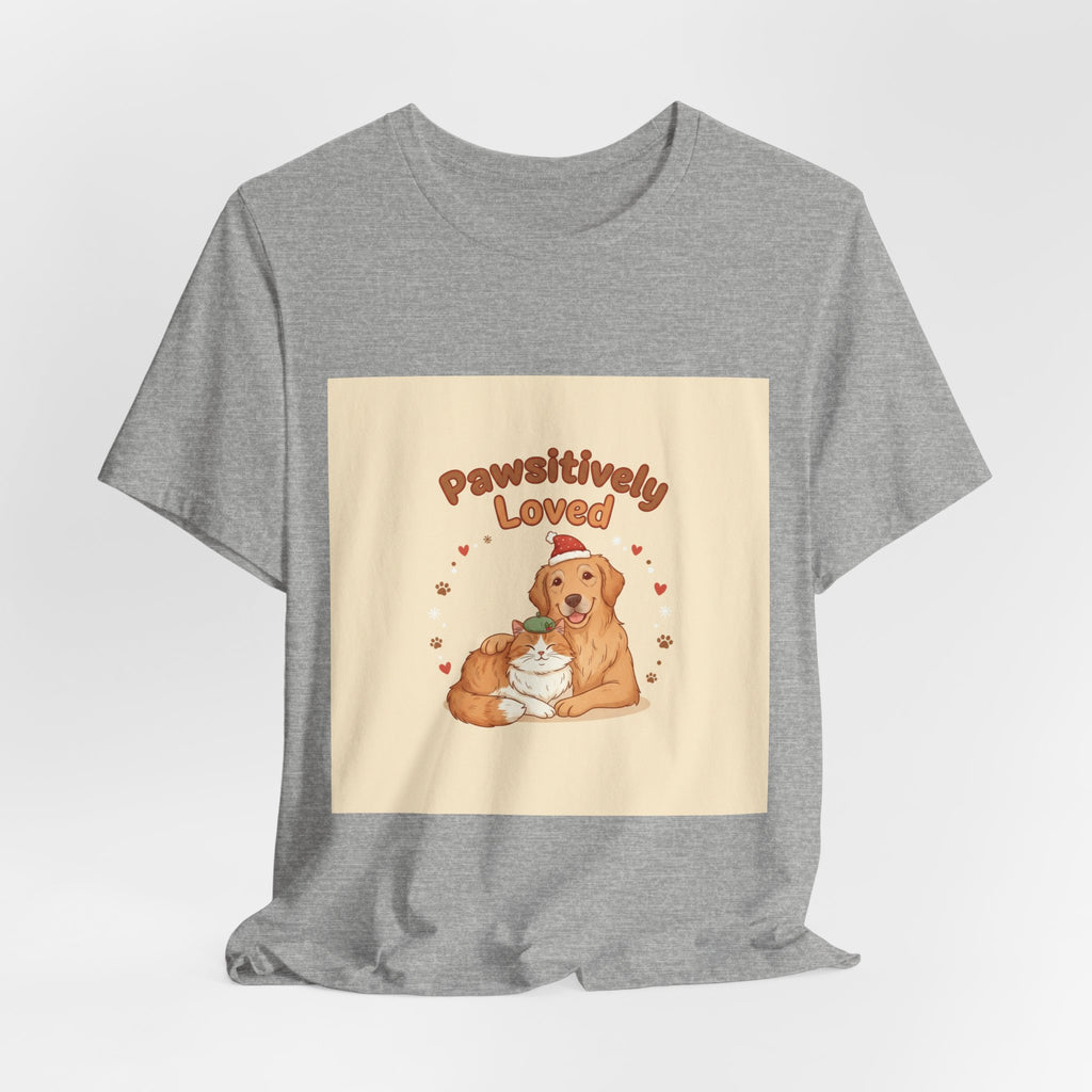 Paw-sitively Loved Tee | Senior Pet Love, Matching Dog Human Shirt