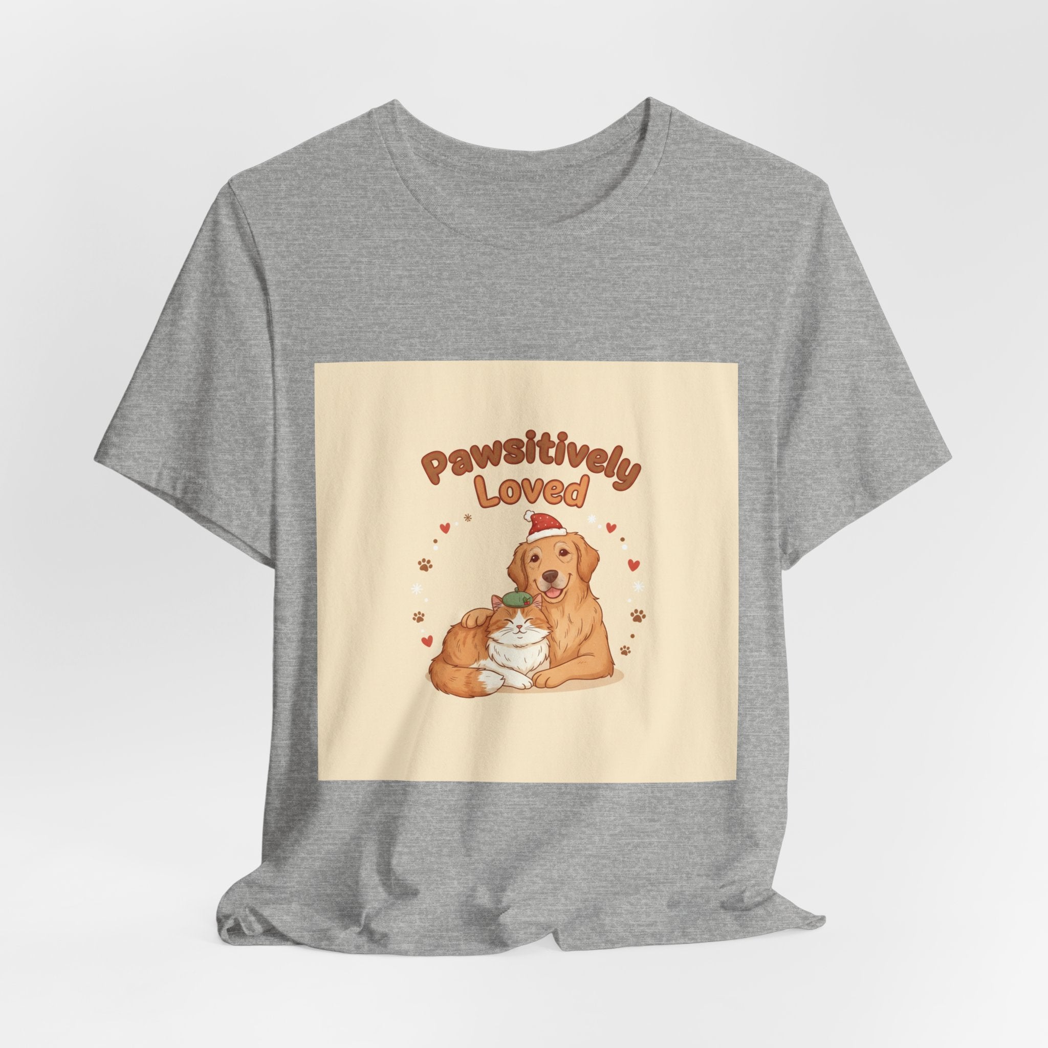Paw-sitively Loved Tee | Senior Pet Love, Matching Dog Human Shirt