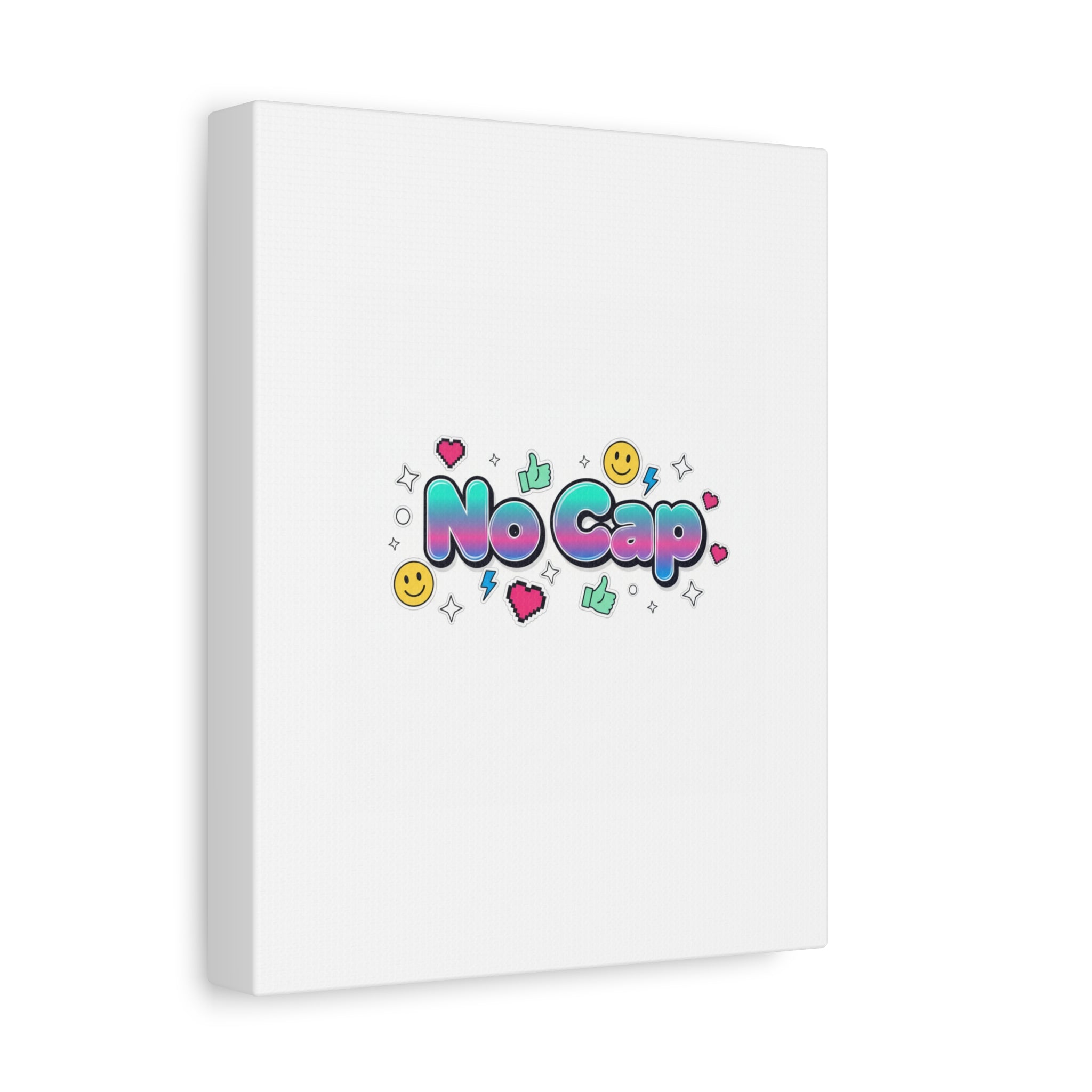 No Cap Canvas | Gen-Z Slang, Internet Lingo Wall Art