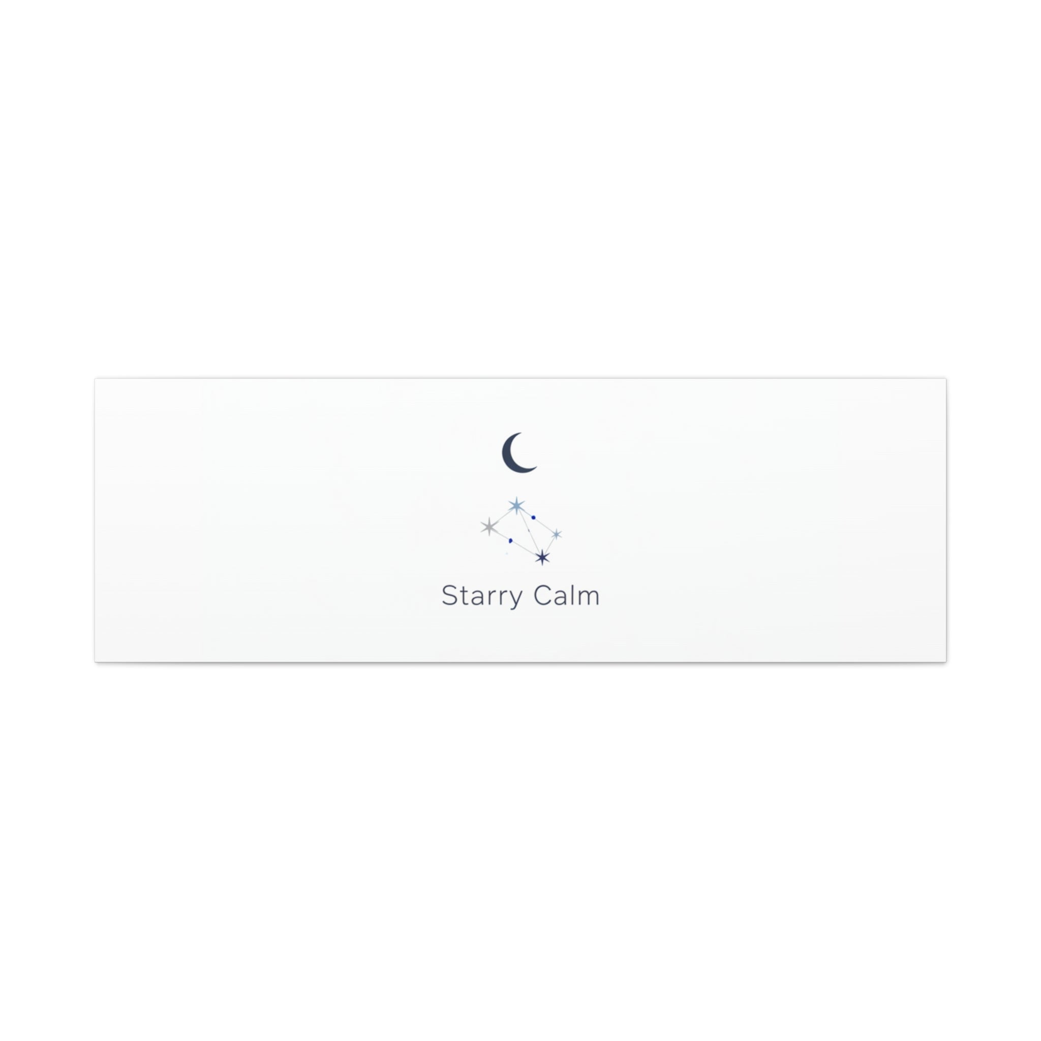 Starry Calm Moon & Constellation Canvas, minimal astrology art print