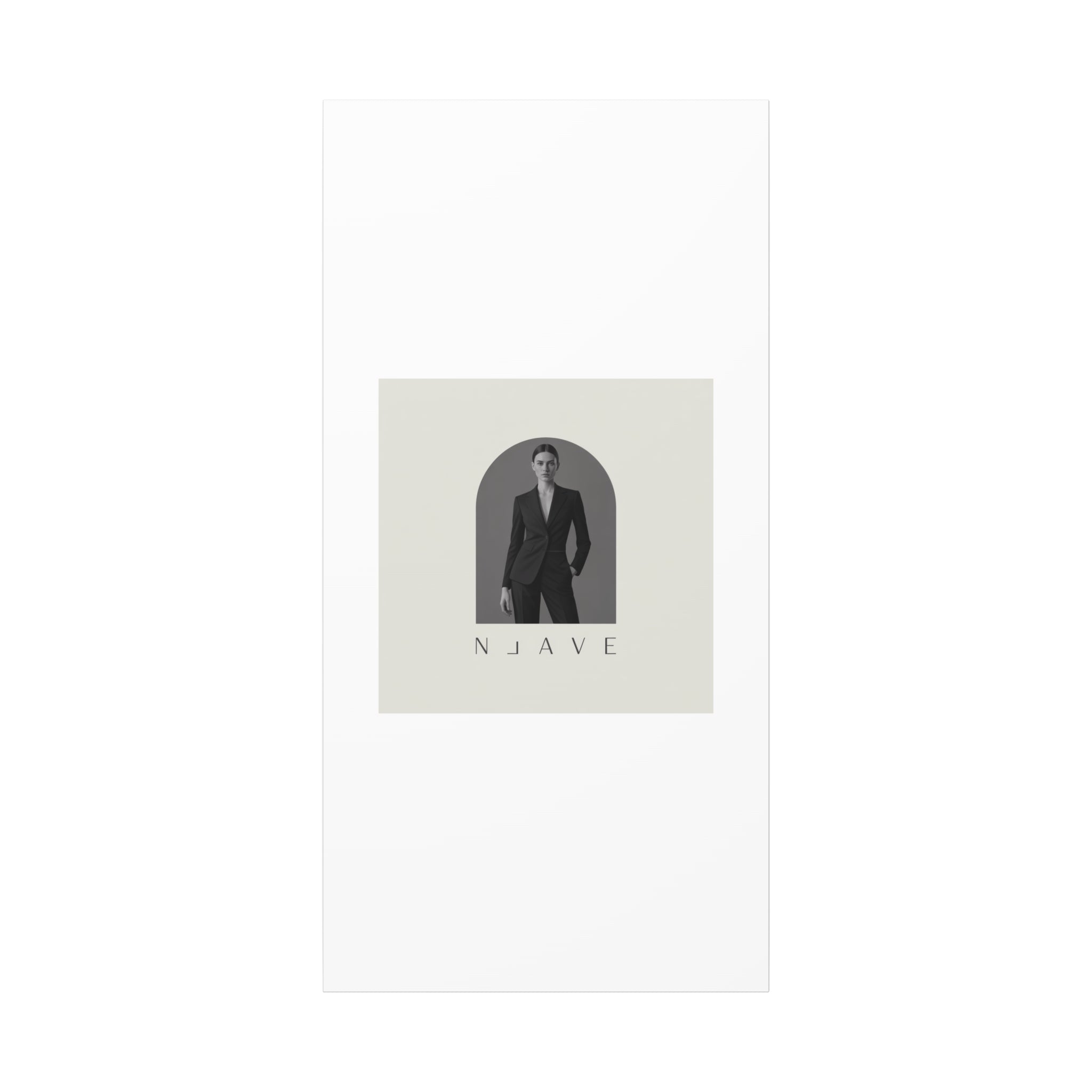 Monochrome Minimal Fashion Print, Canvas