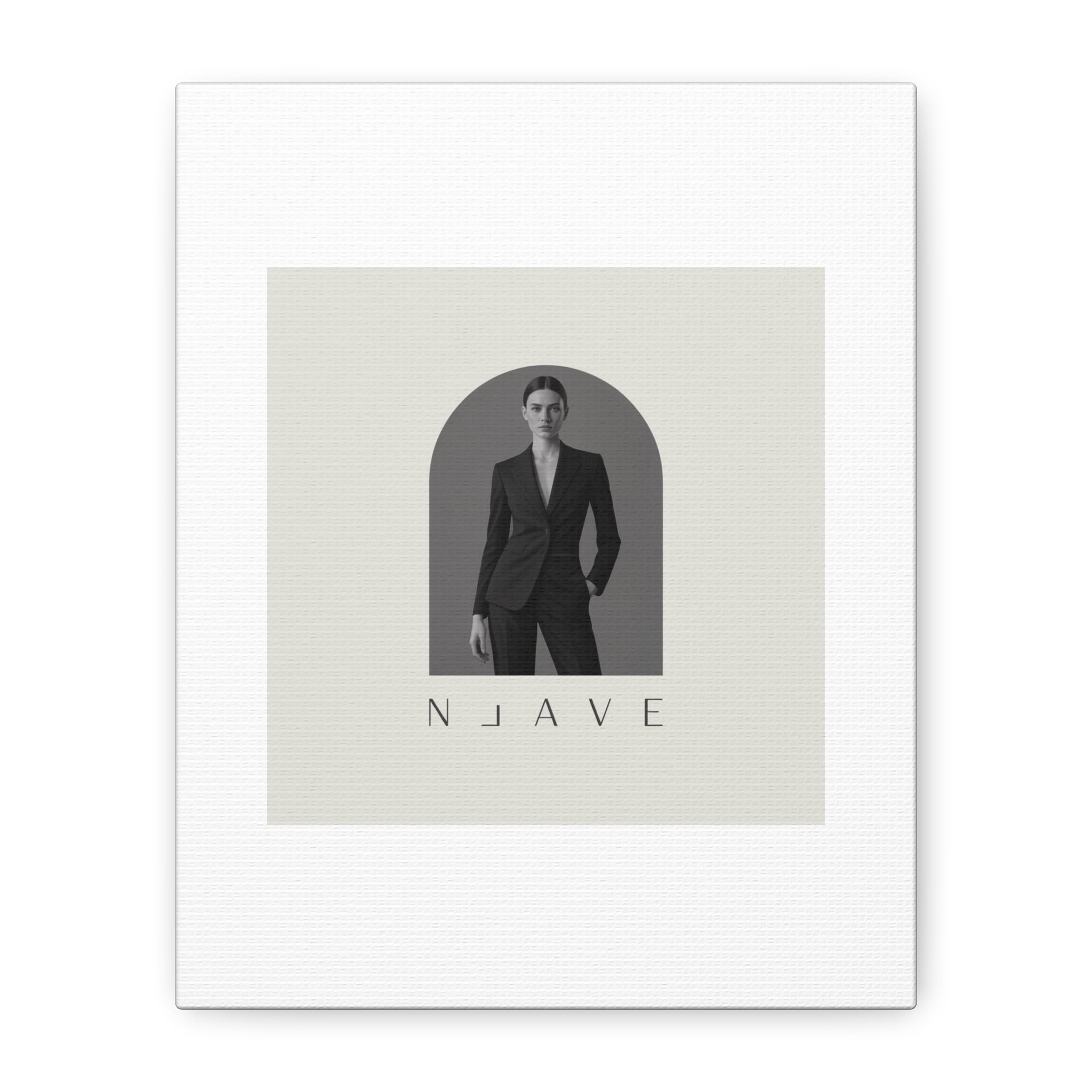 Monochrome Minimal Fashion Print, Canvas