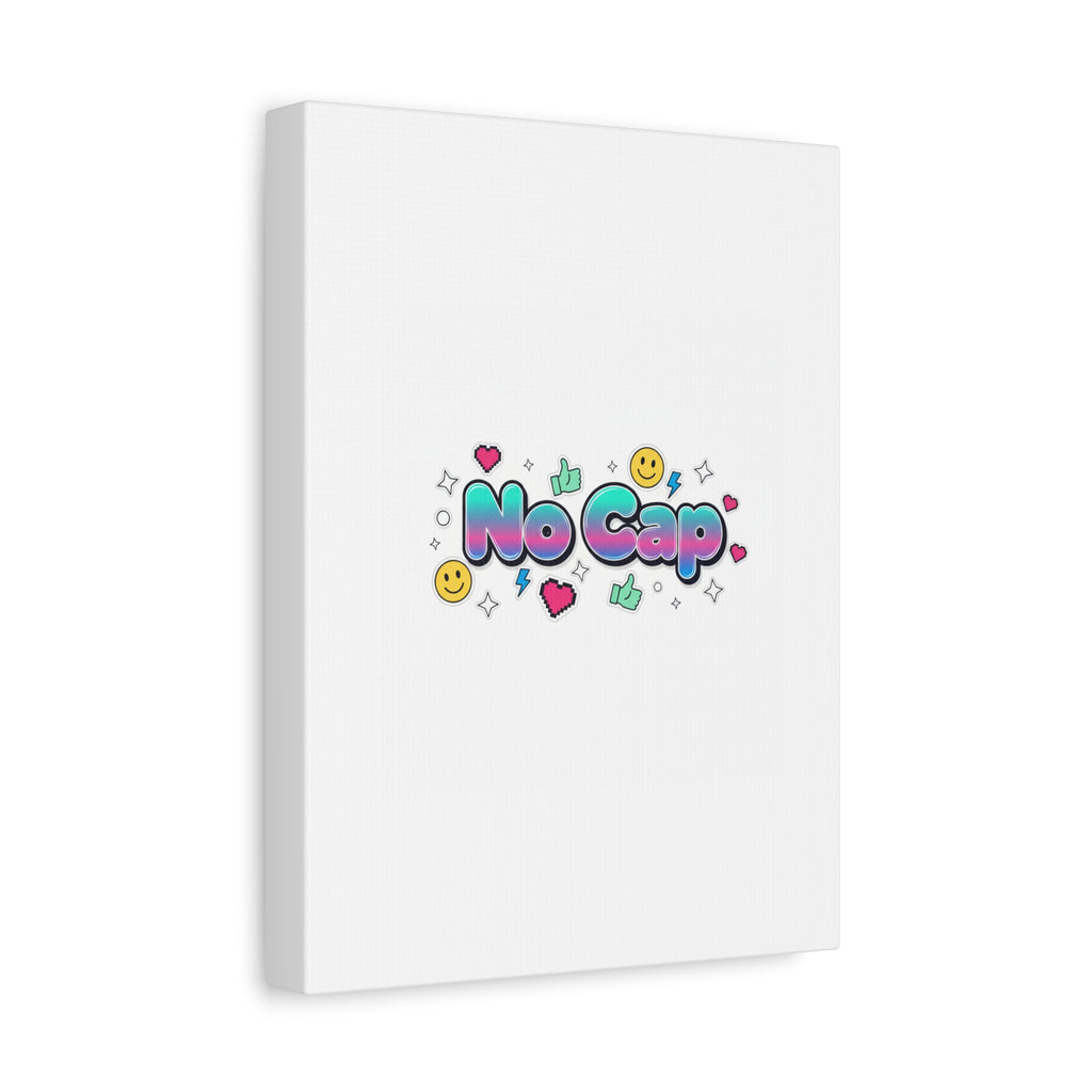 No Cap Canvas | Gen-Z Slang, Internet Lingo Wall Art