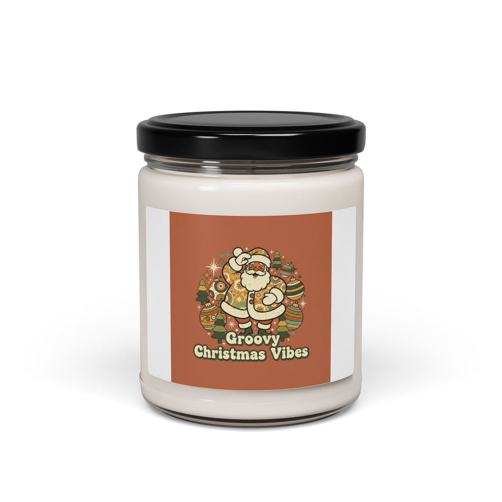 Groovy Christmas Vibes Candle | 1970s Retro Christmas, Vintage Holiday Scented Soy Candle