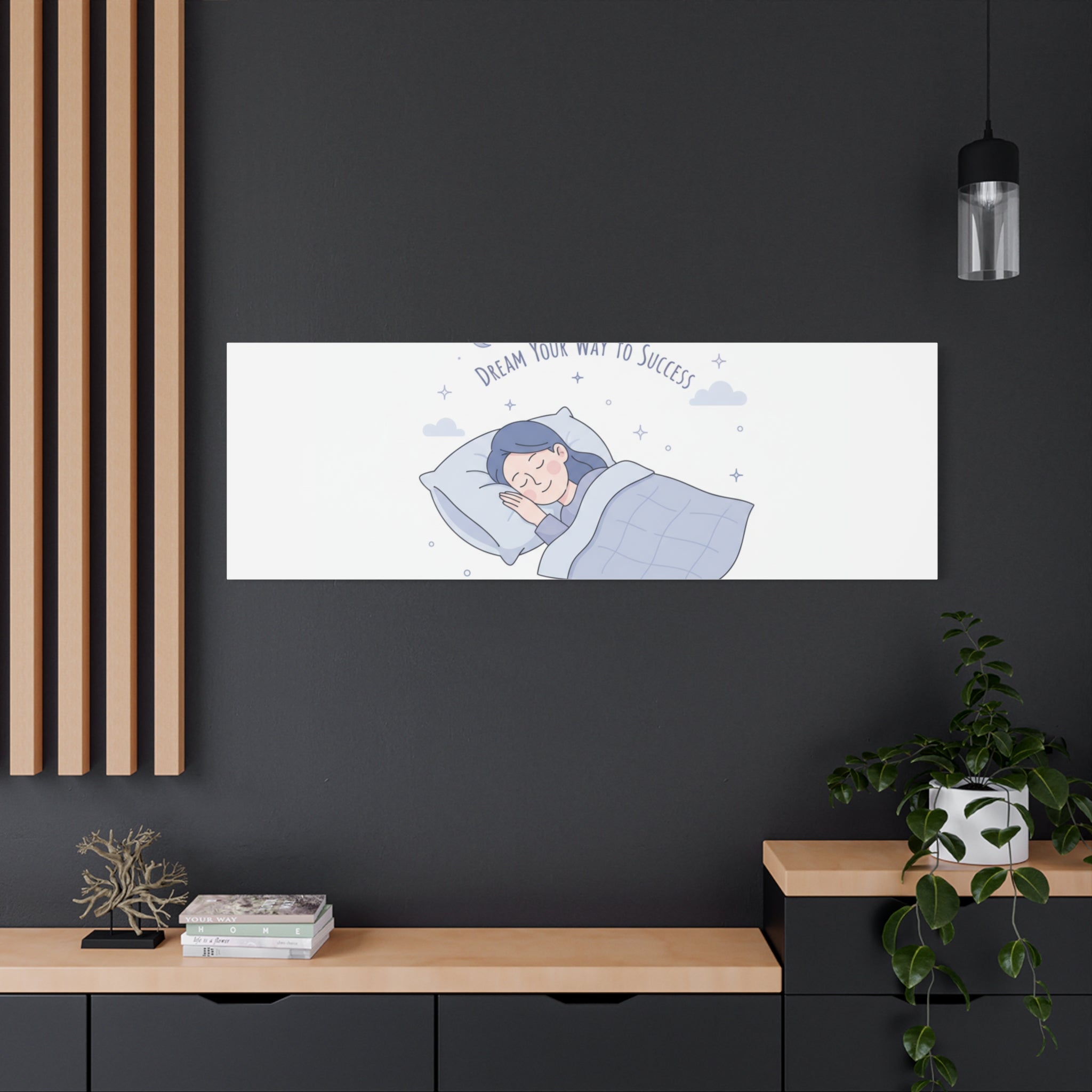 Dream Your Way to Success Canvas | Sleepmaxxing, Rest Is Productive