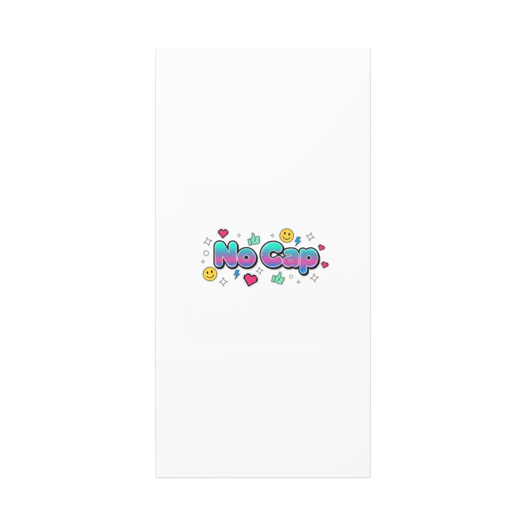 No Cap Canvas | Gen-Z Slang, Internet Lingo Wall Art