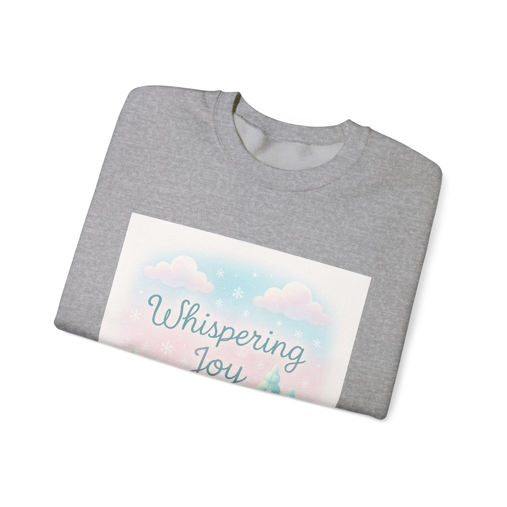 Crewneck Sweatshirt — Whispering Joy Pastel Winter Scene
