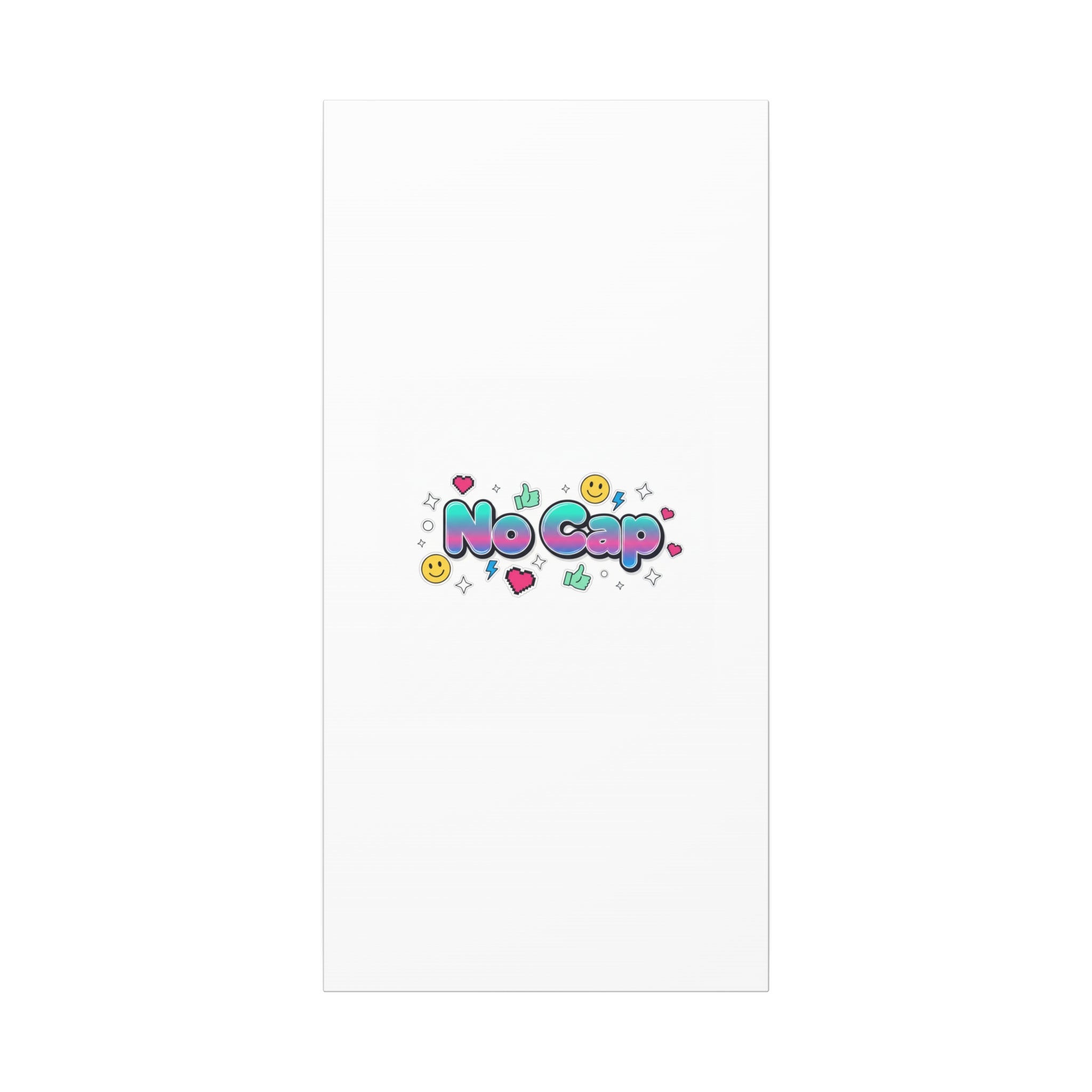 No Cap Canvas | Gen-Z Slang, Internet Lingo Wall Art