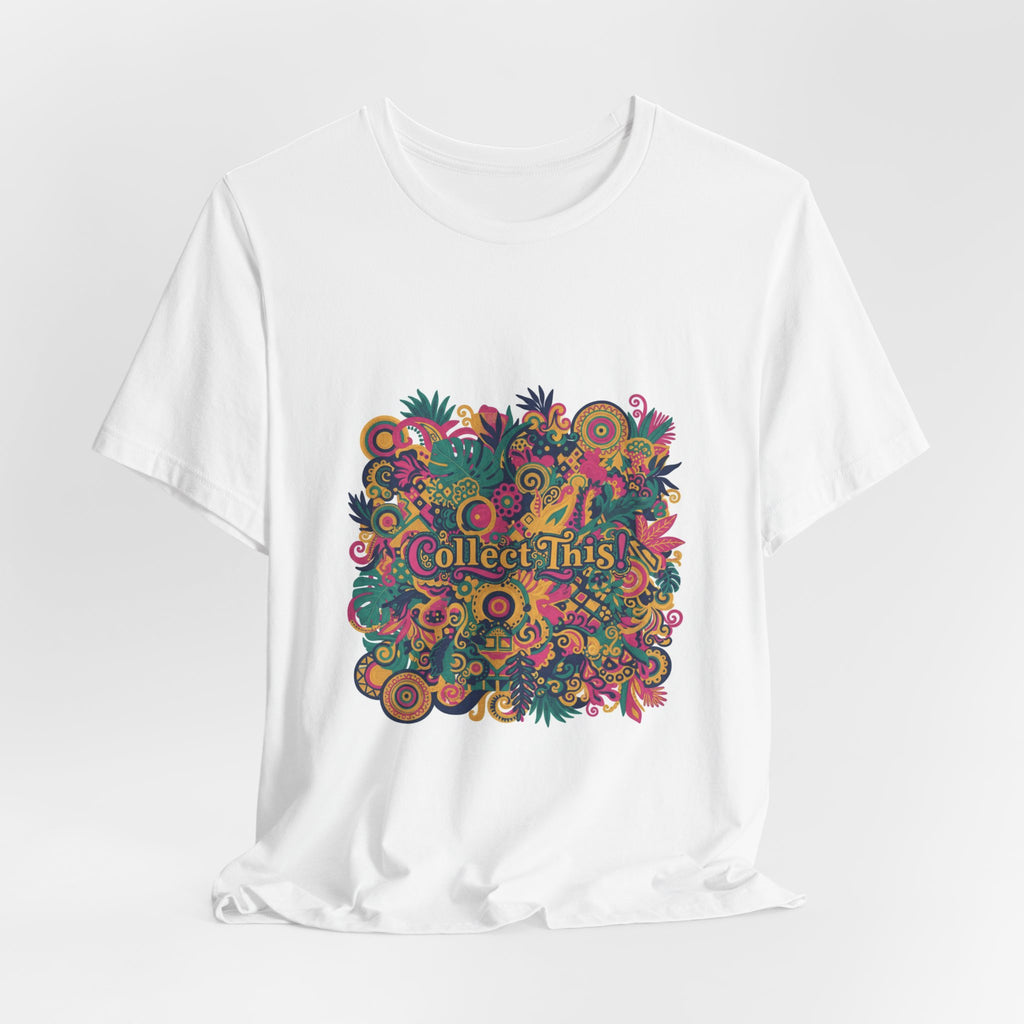 Collect This maximalist design T-Shirt | mixed pattern shirt, bold floral stripes
