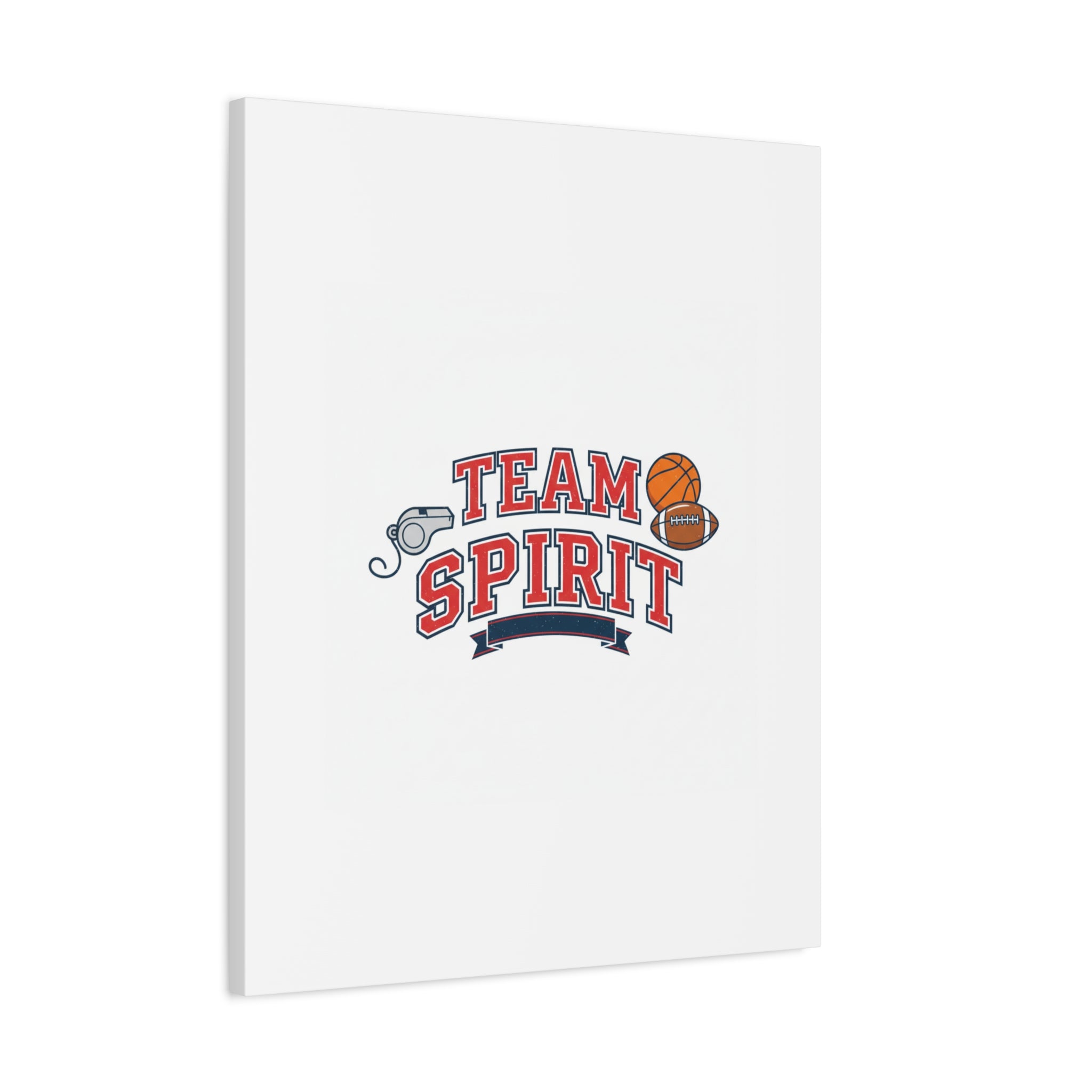Team Spirit varsity crest Canvas