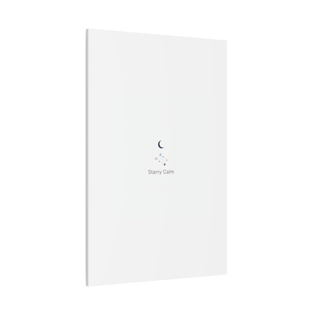 Starry Calm Moon & Constellation Canvas, minimal astrology art print