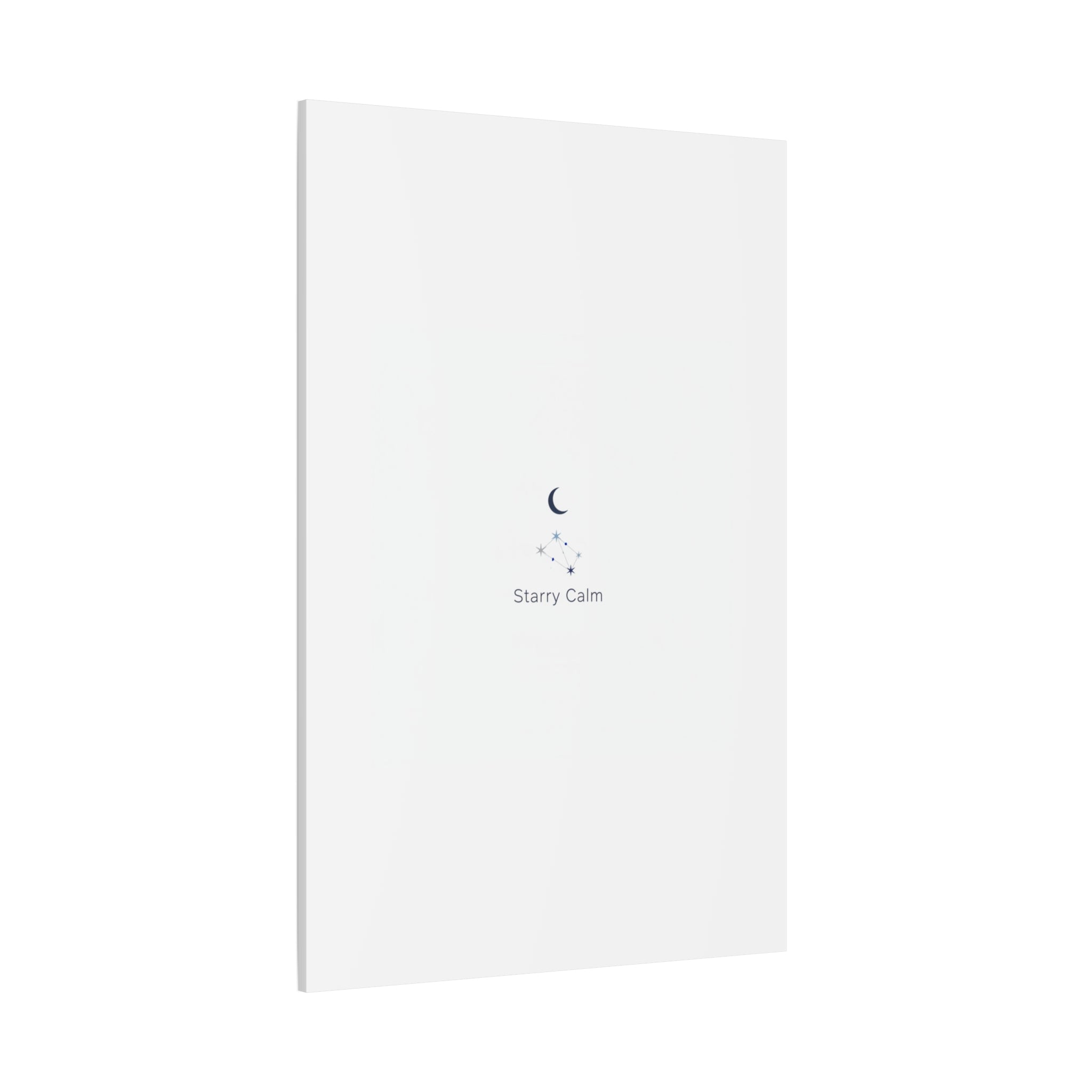 Starry Calm Moon & Constellation Canvas, minimal astrology art print