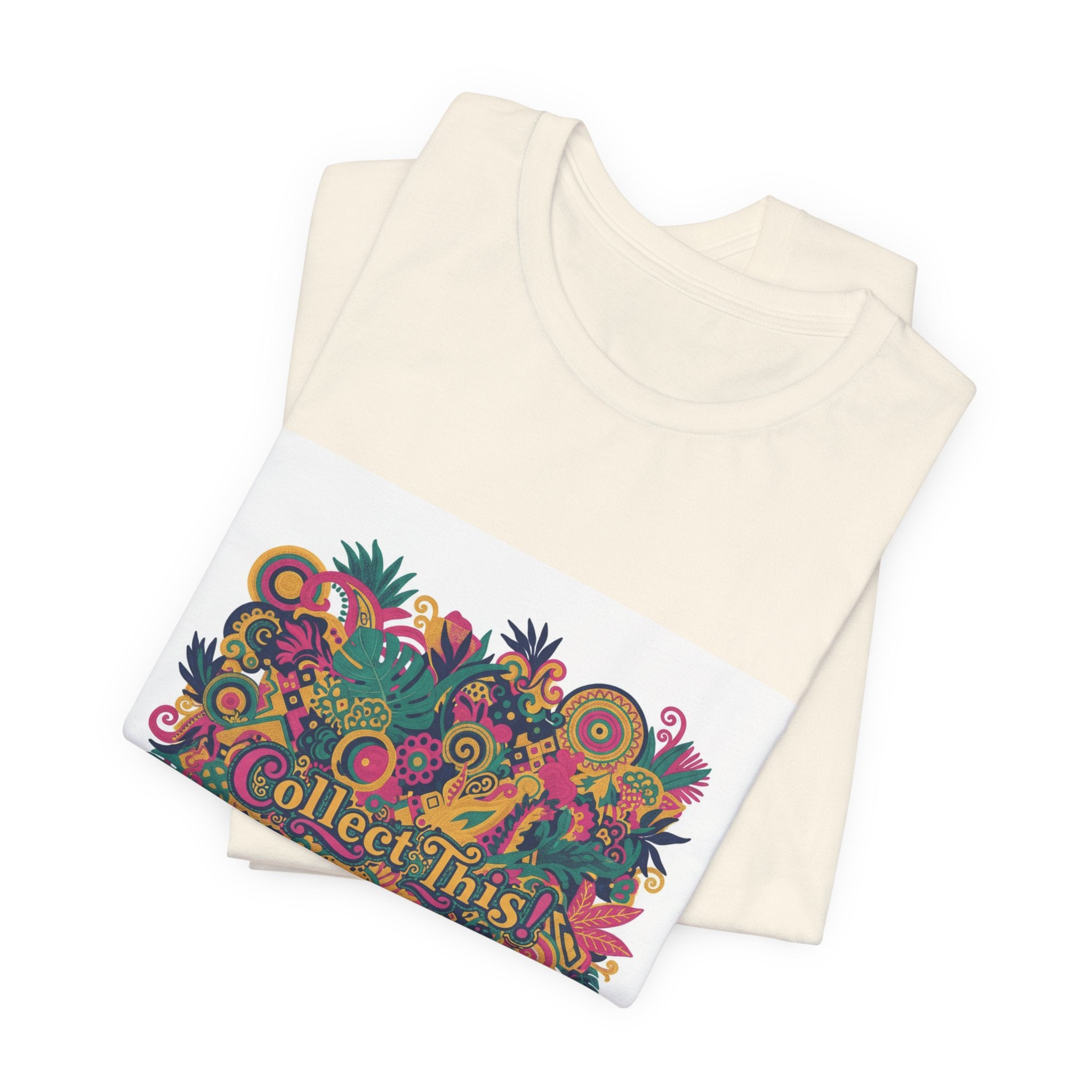 Collect This maximalist design T-Shirt | mixed pattern shirt, bold floral stripes