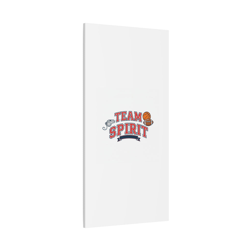 Team Spirit varsity crest Canvas