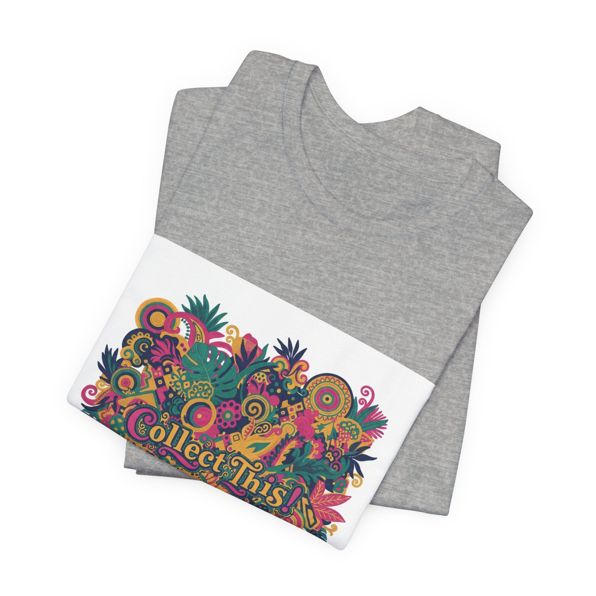 Collect This maximalist design T-Shirt | mixed pattern shirt, bold floral stripes