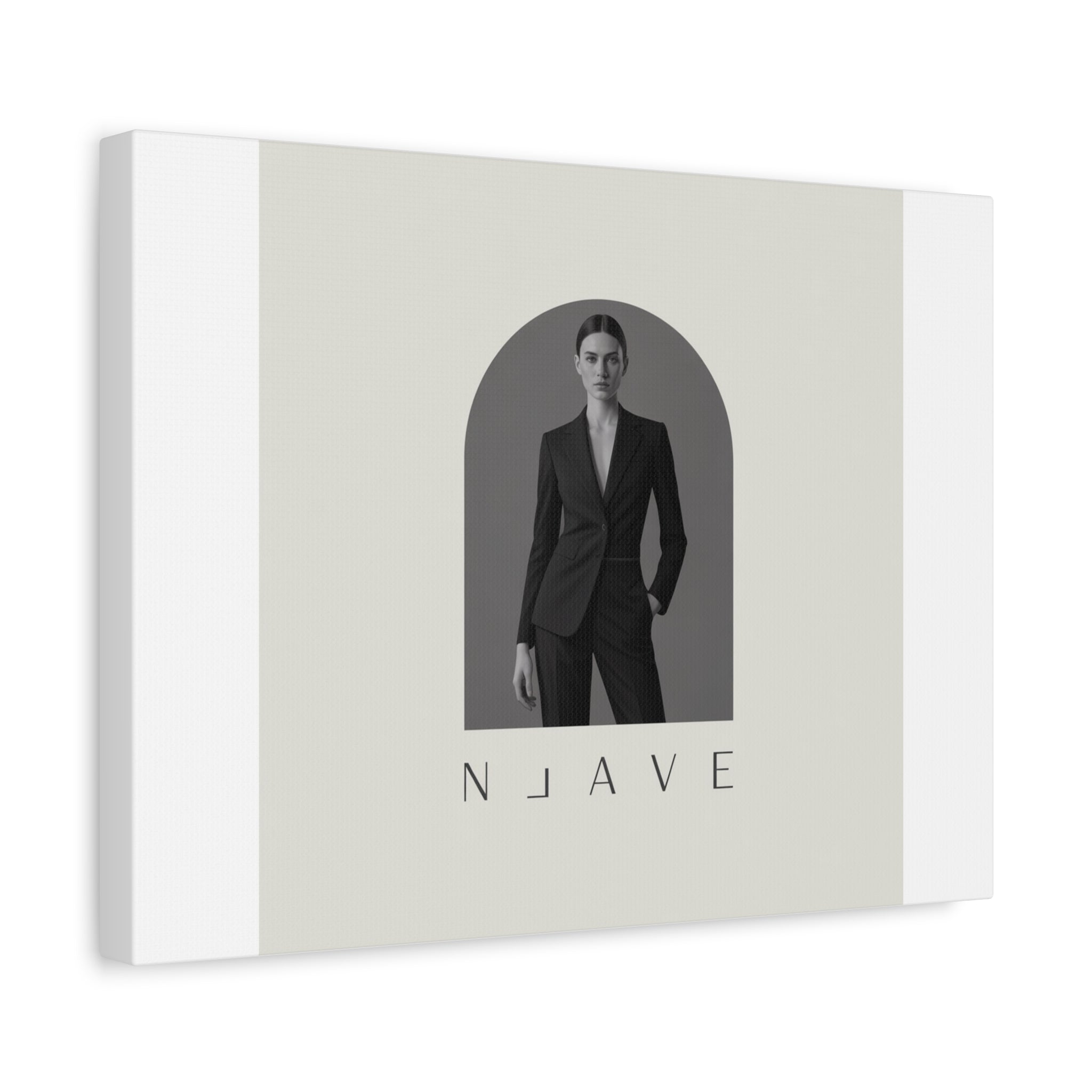 Monochrome Minimal Fashion Print, Canvas