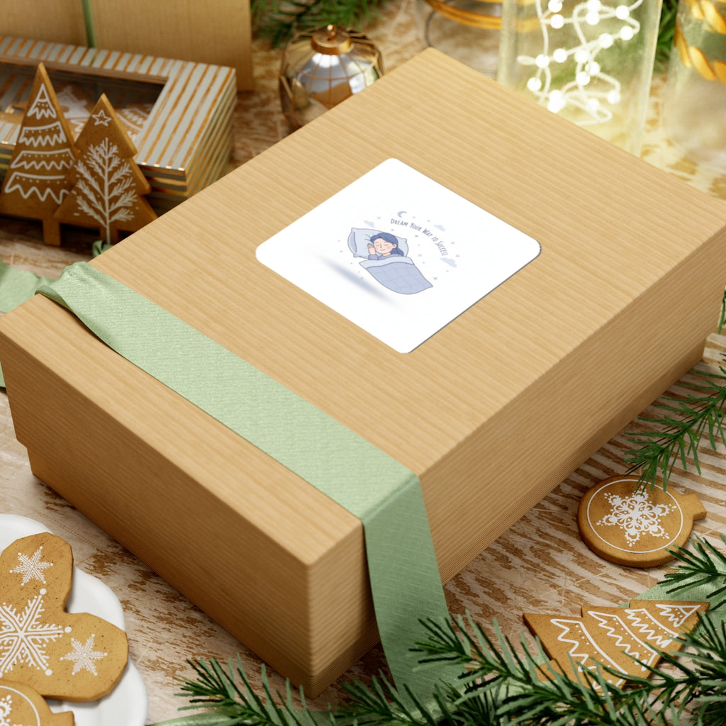 dream your way to success Kiss-Cut Stickers | sleepmaxxing, rest is productive