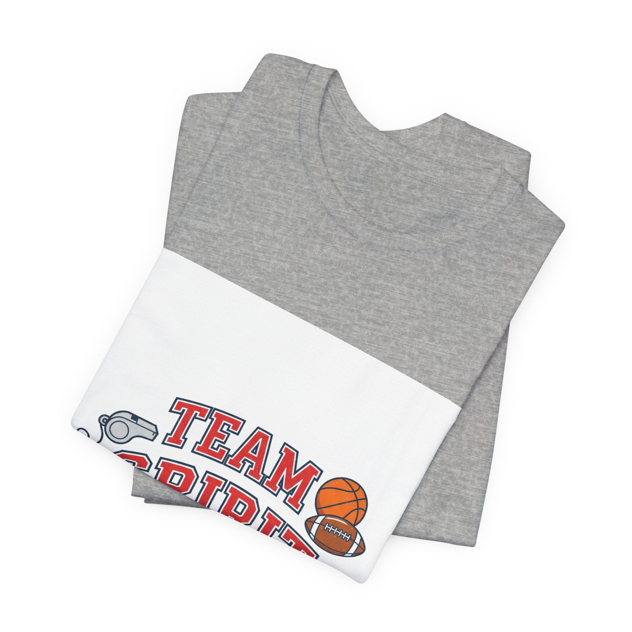 Team Spirit Varsity Letter Tee | collegiate athletic block font