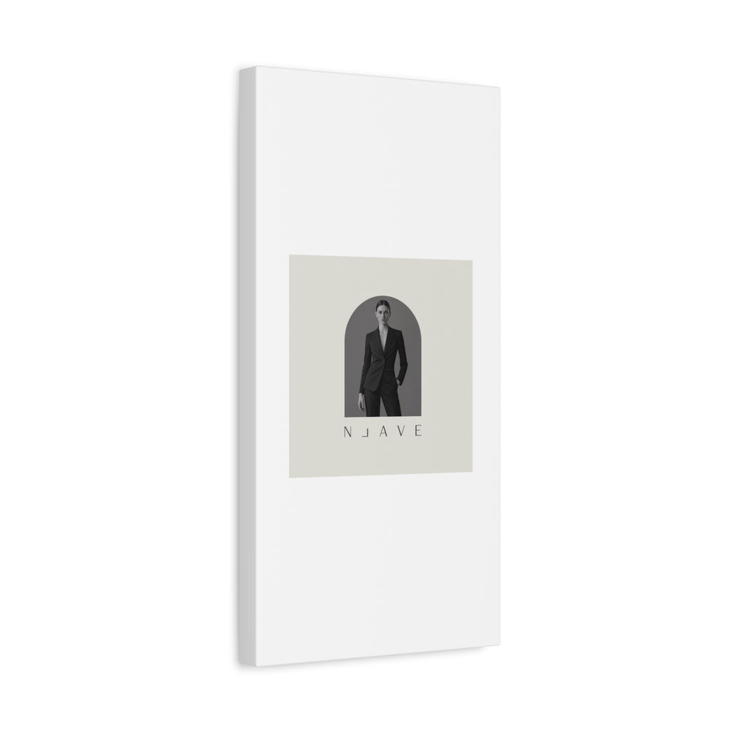 Monochrome Minimal Fashion Print, Canvas