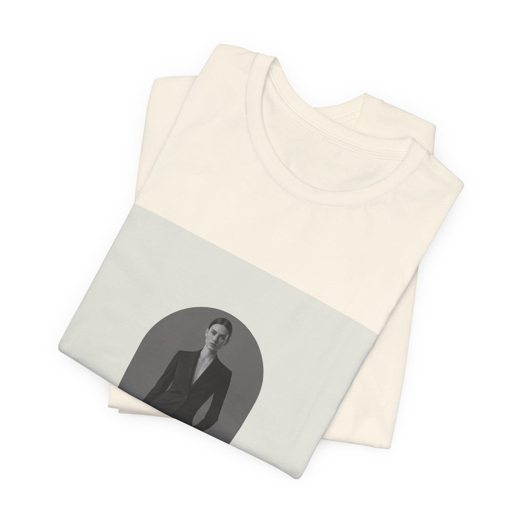 Monochrome Arch Portrait Tee | tonal loungewear, matching set shirt