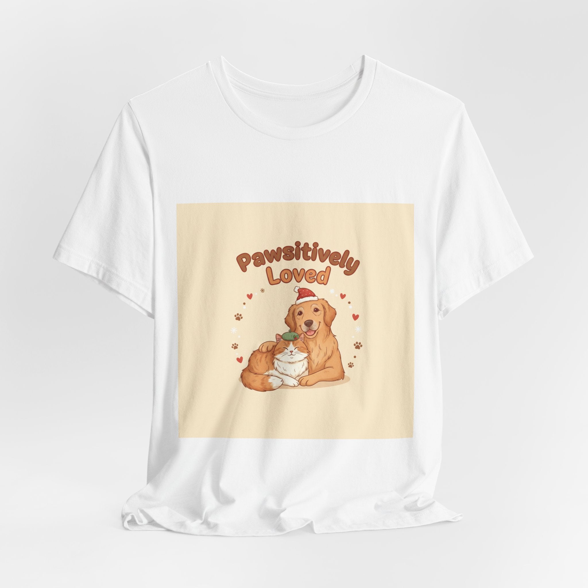 Paw-sitively Loved Tee | Senior Pet Love, Matching Dog Human Shirt