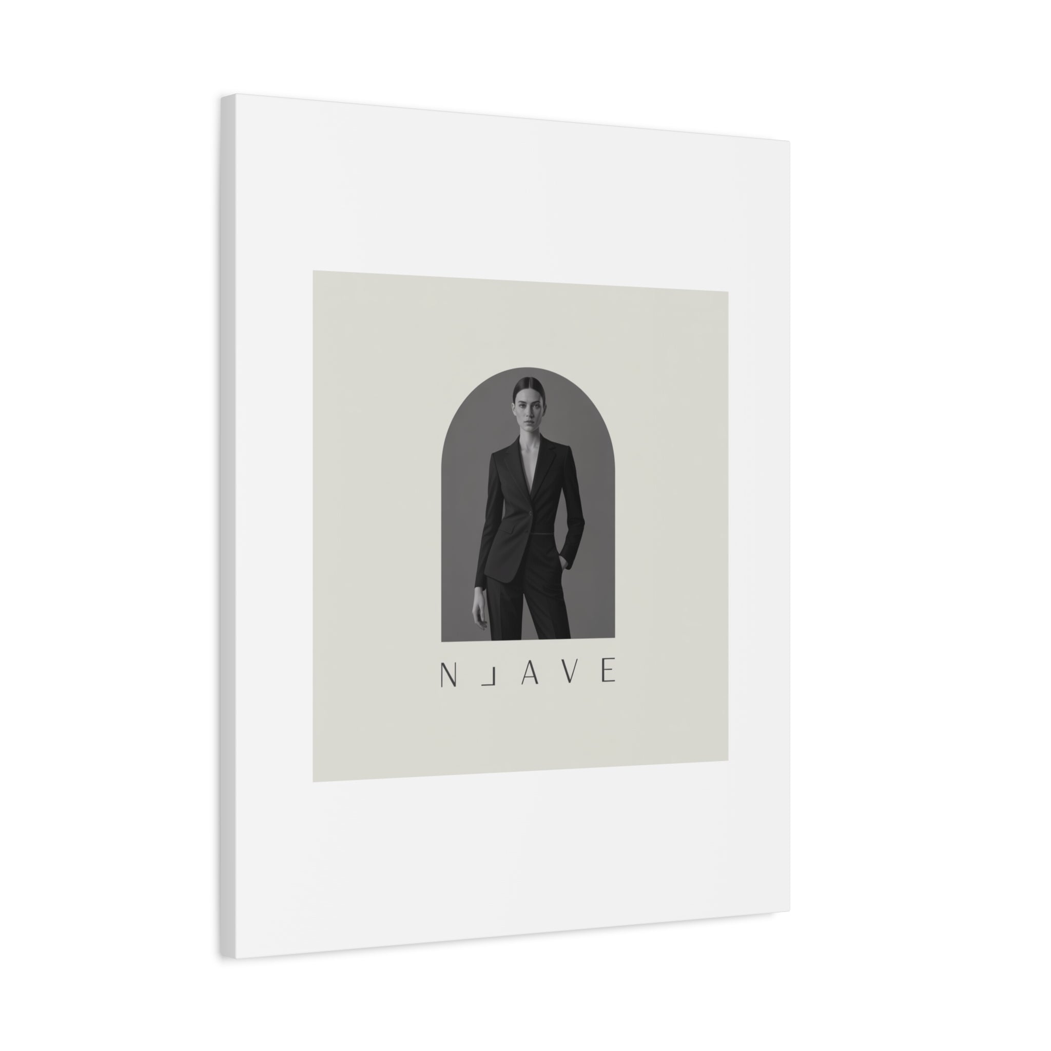 Monochrome Minimal Fashion Print, Canvas